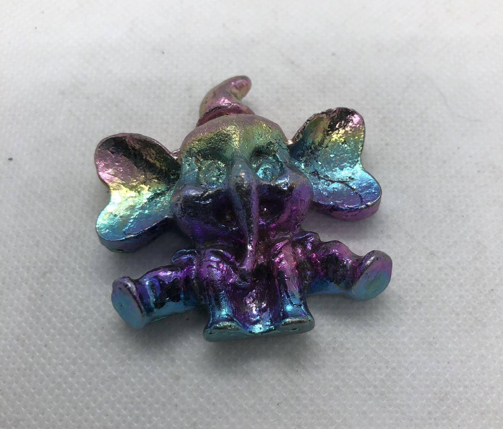 Bismuth Crystal Chinese Small Cartoon Elephant