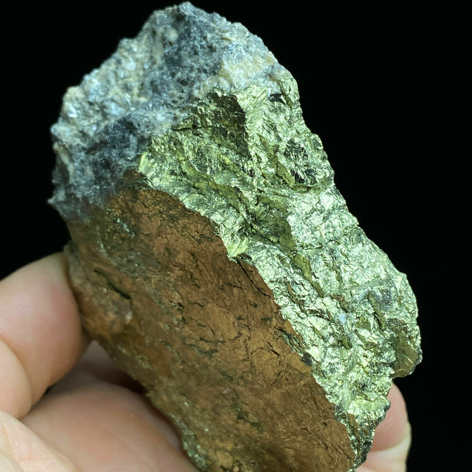 246g Natural Irregular Pyrite Crystal Mineral Specimen From Guizhou, China