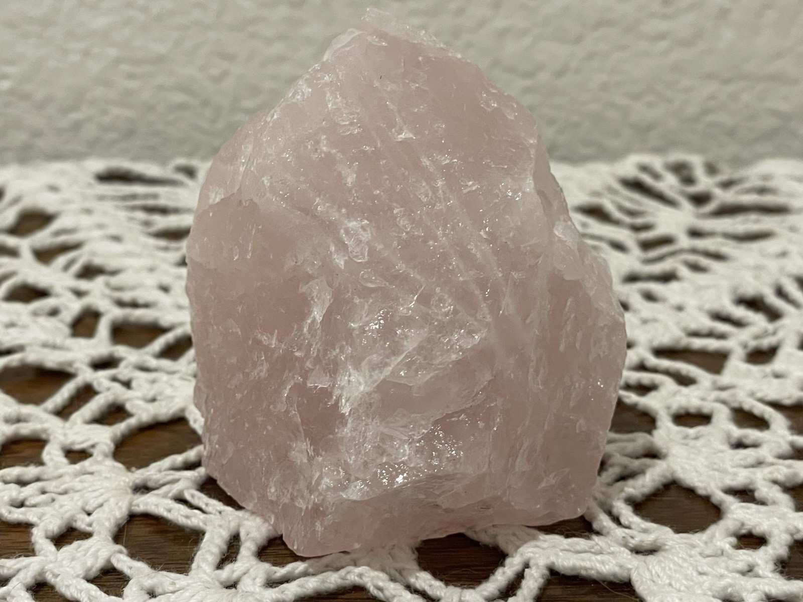 Rose Quartz “Raw” 3 X 2 1/2 Inch