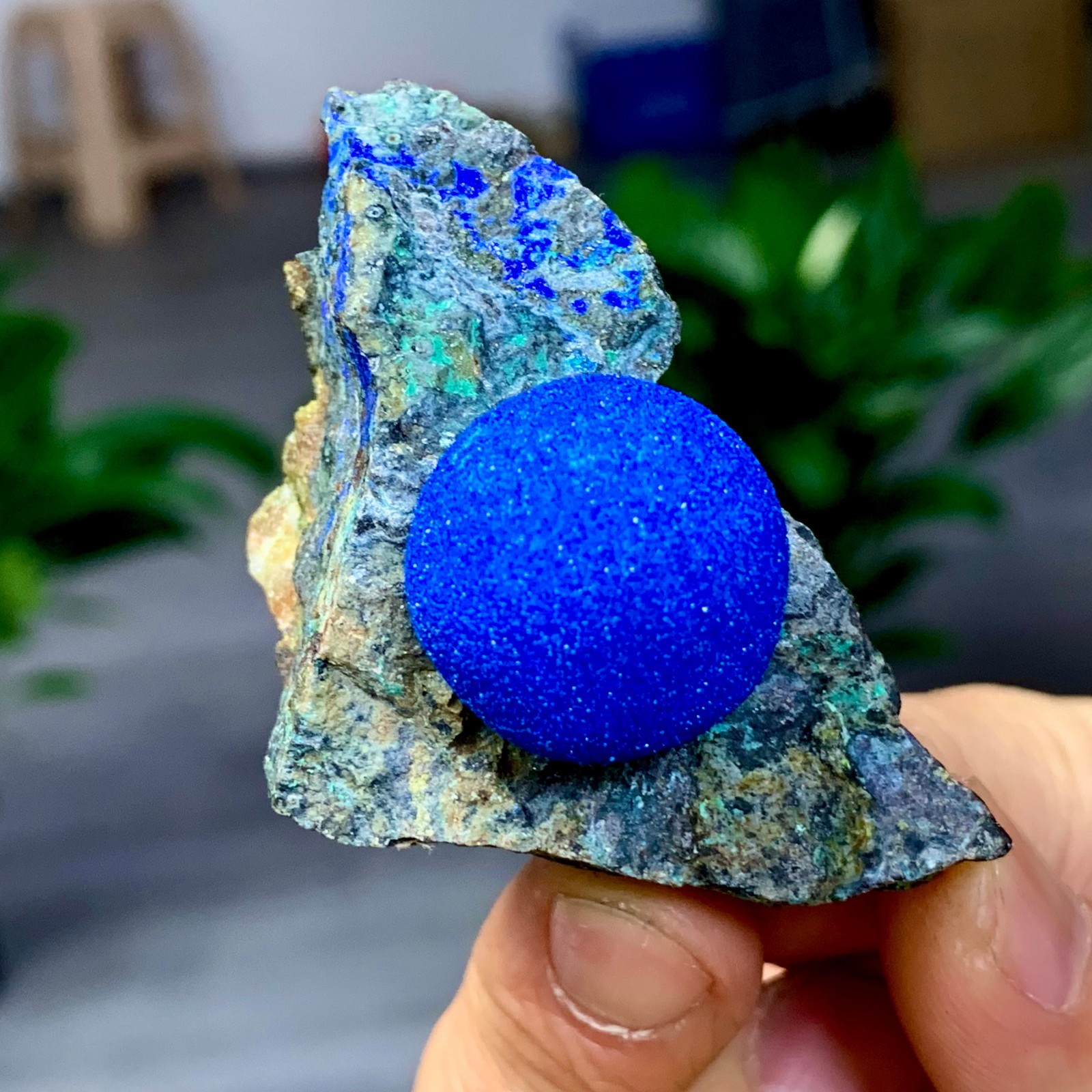 36G Pyromorphite Crystal Unique Spherical specimen, Guangxi,China