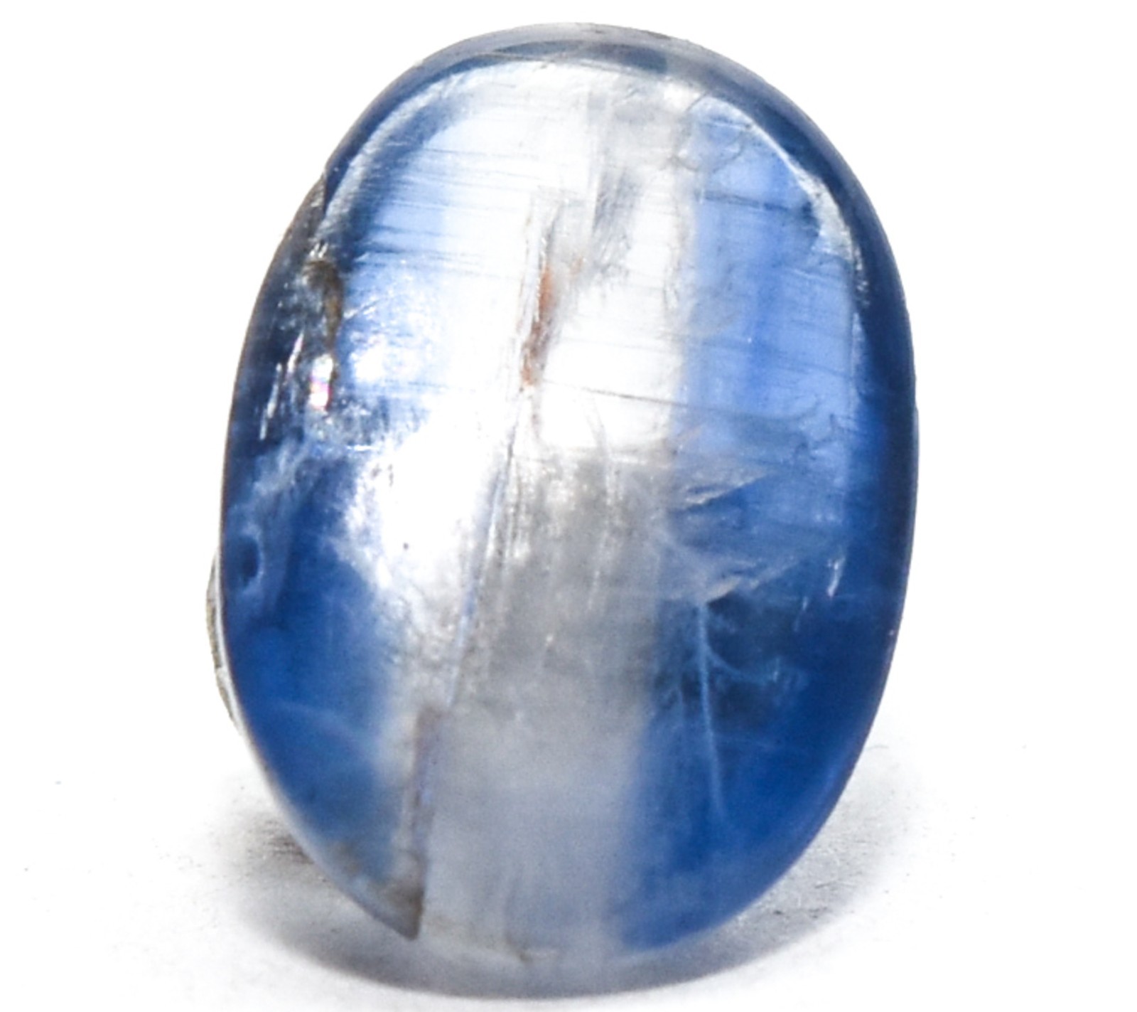 3ct 11mm Blue Clear Kyanite Cabochon Polished Gemstone Crystal Mineral Cab Kenya
