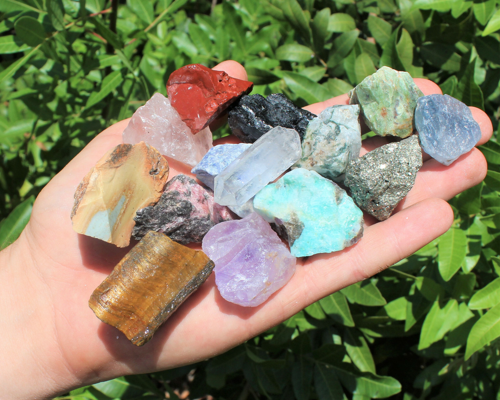 Bulk Mixed Crafters Collection: Gems Crystal Natural Rough Raw 2 lb Lot!