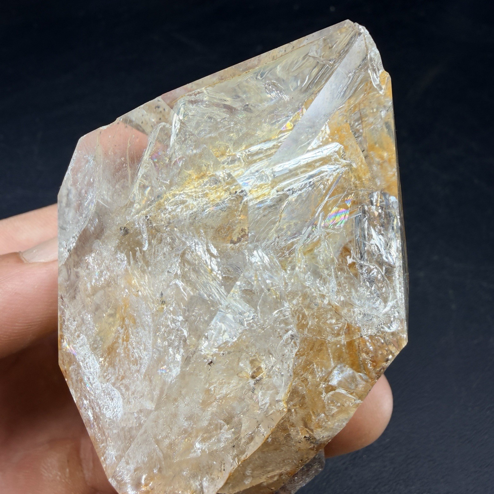 Large Herkimer Diamond Quartz Crystal Point / New York *VIDEO*