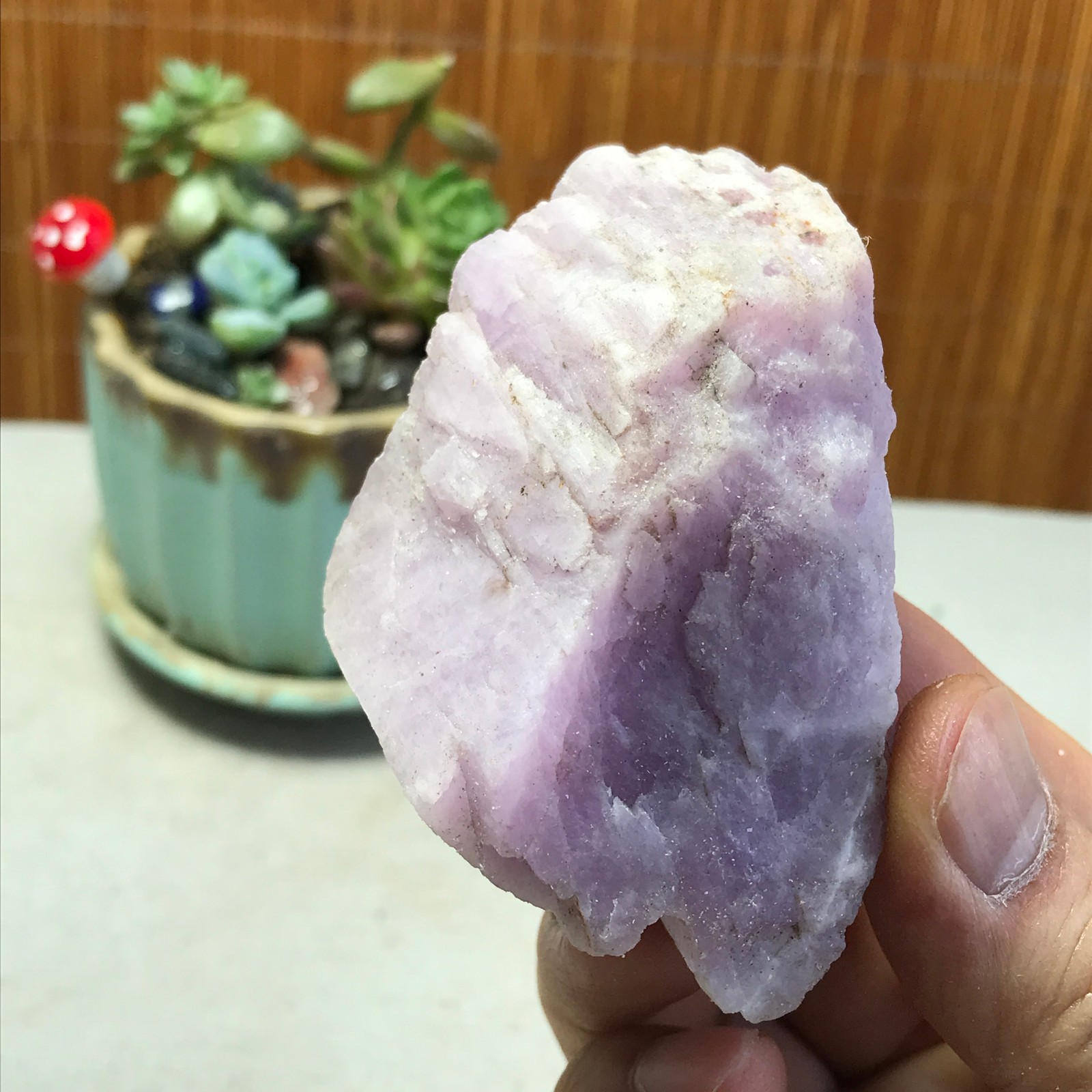 77-48-35mm NATURAL ROUGH KUNZITE PINK SPODUMENE CRYSTALS 150g A5344