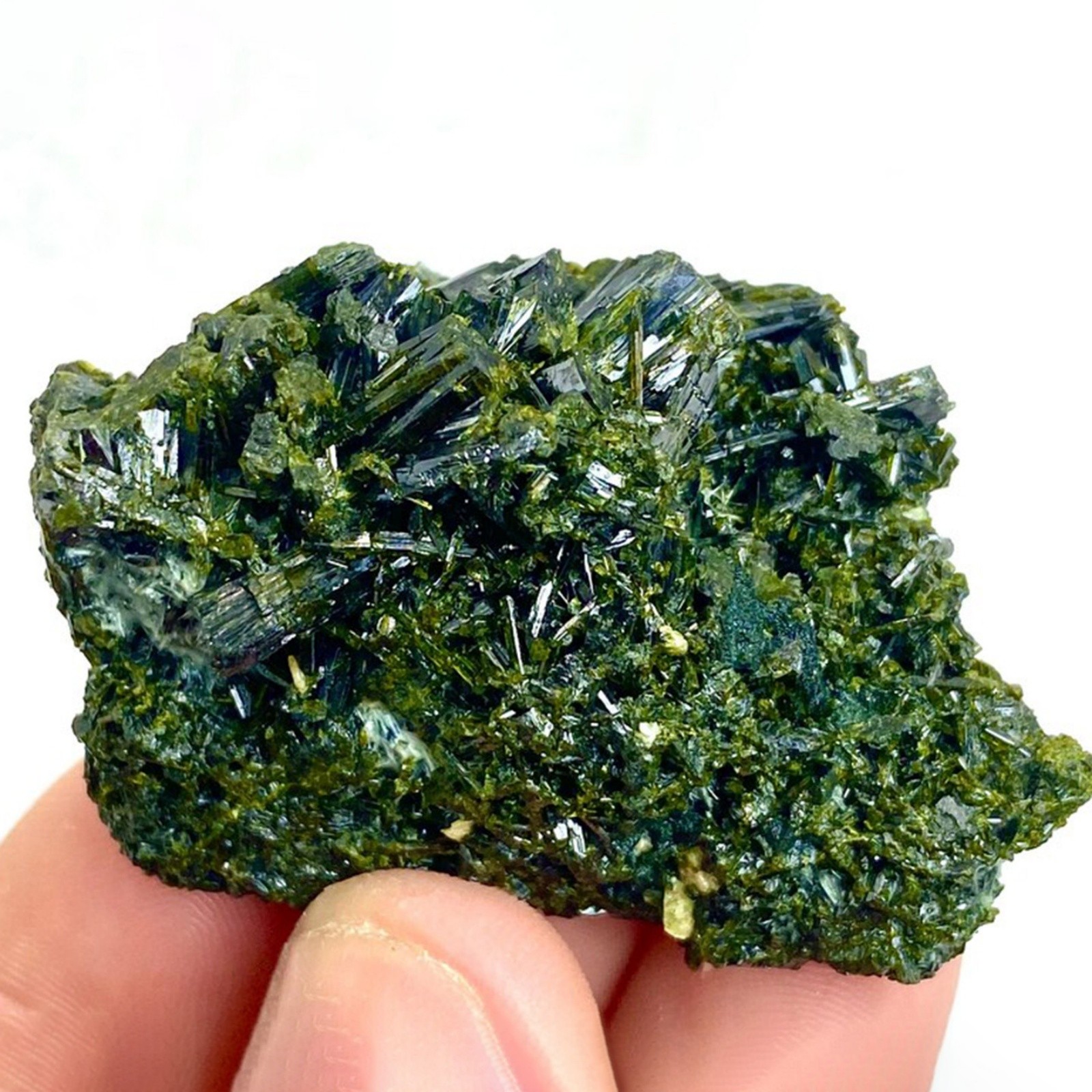 Natural Green Crystal Mineral Specimen Raw Stone Cluster Home Decor