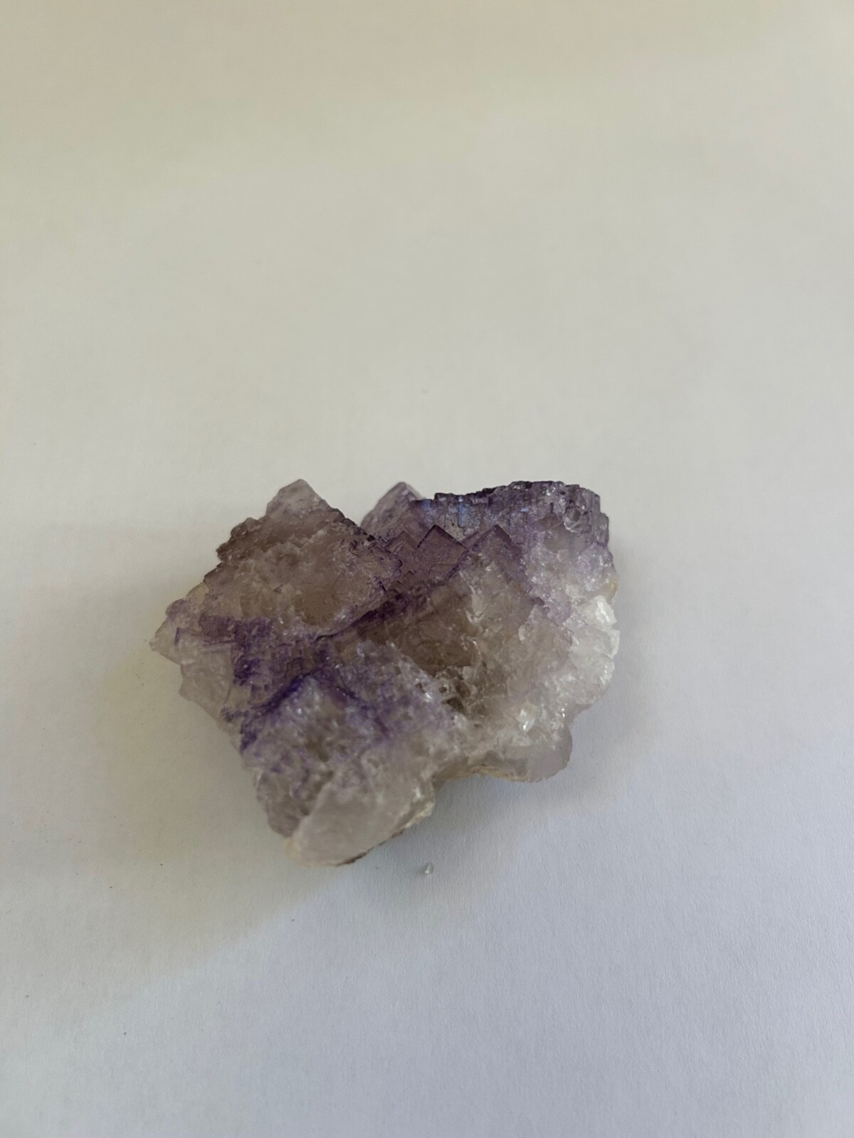 Natural High Quality Purple Cubic Fluorite Specimen 120g 2.75 inches