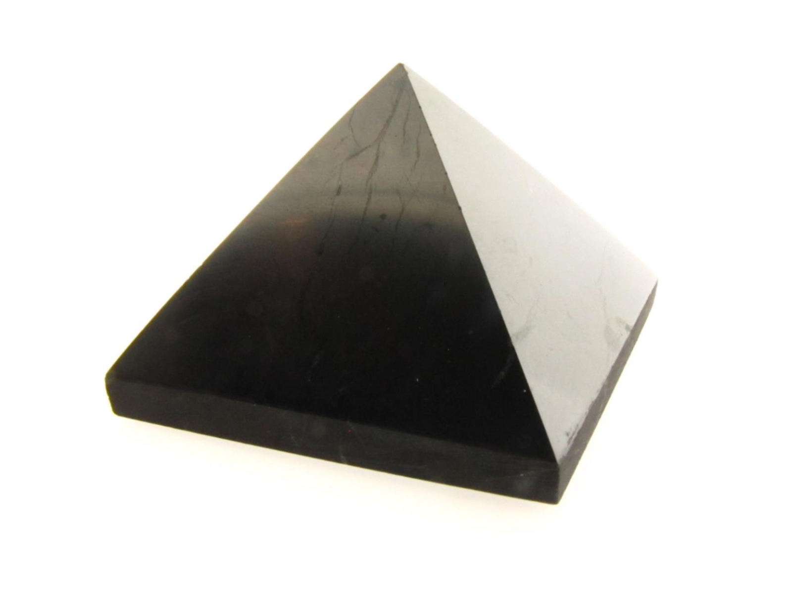 Karelia Shungite Pyramid ONE 60mm 2.4 inch BETTER Than Orgone EMF Protection