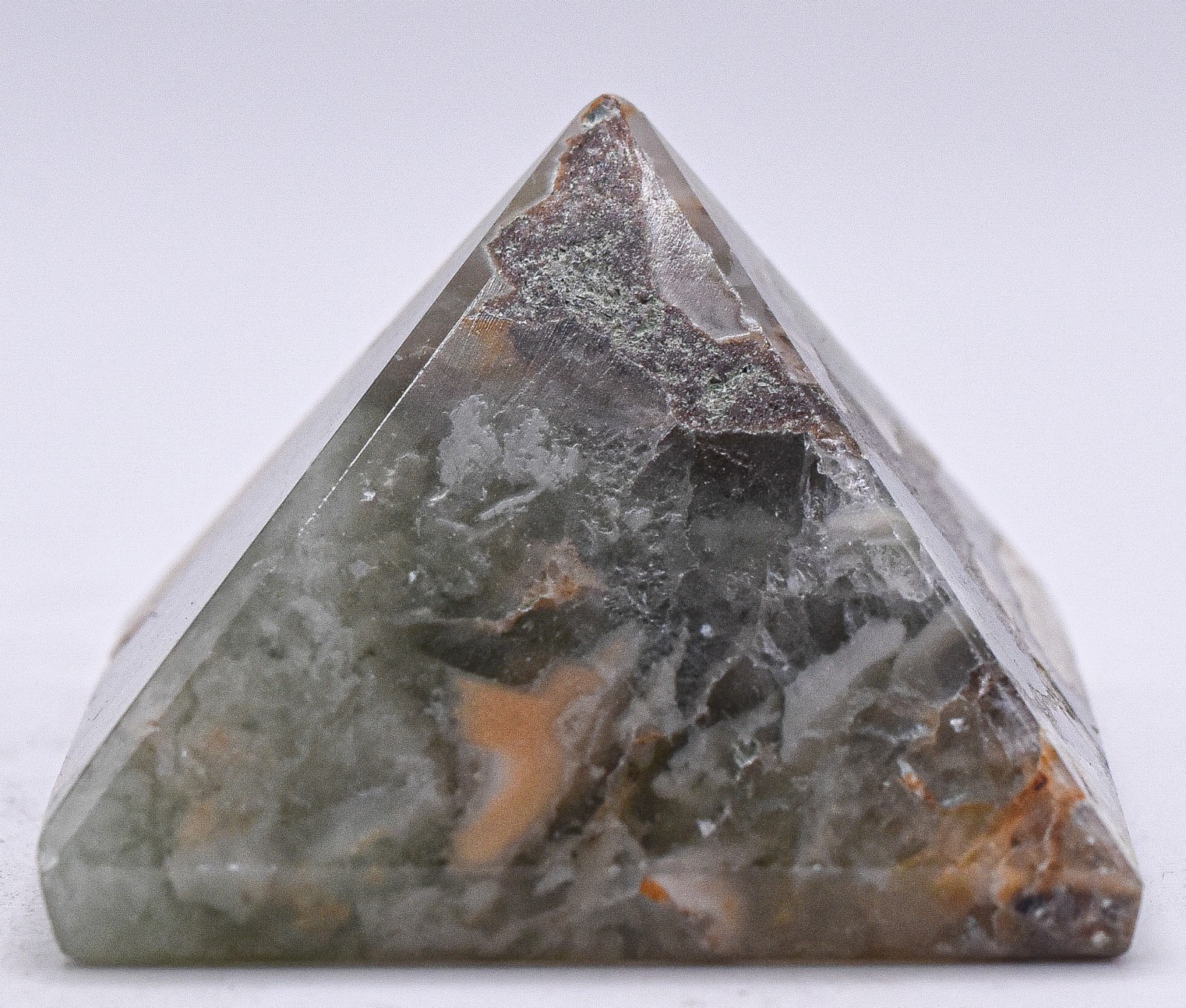 36mm Fluorite Pyramid Polished Natural Crystal Mineral Stone Specimen – India