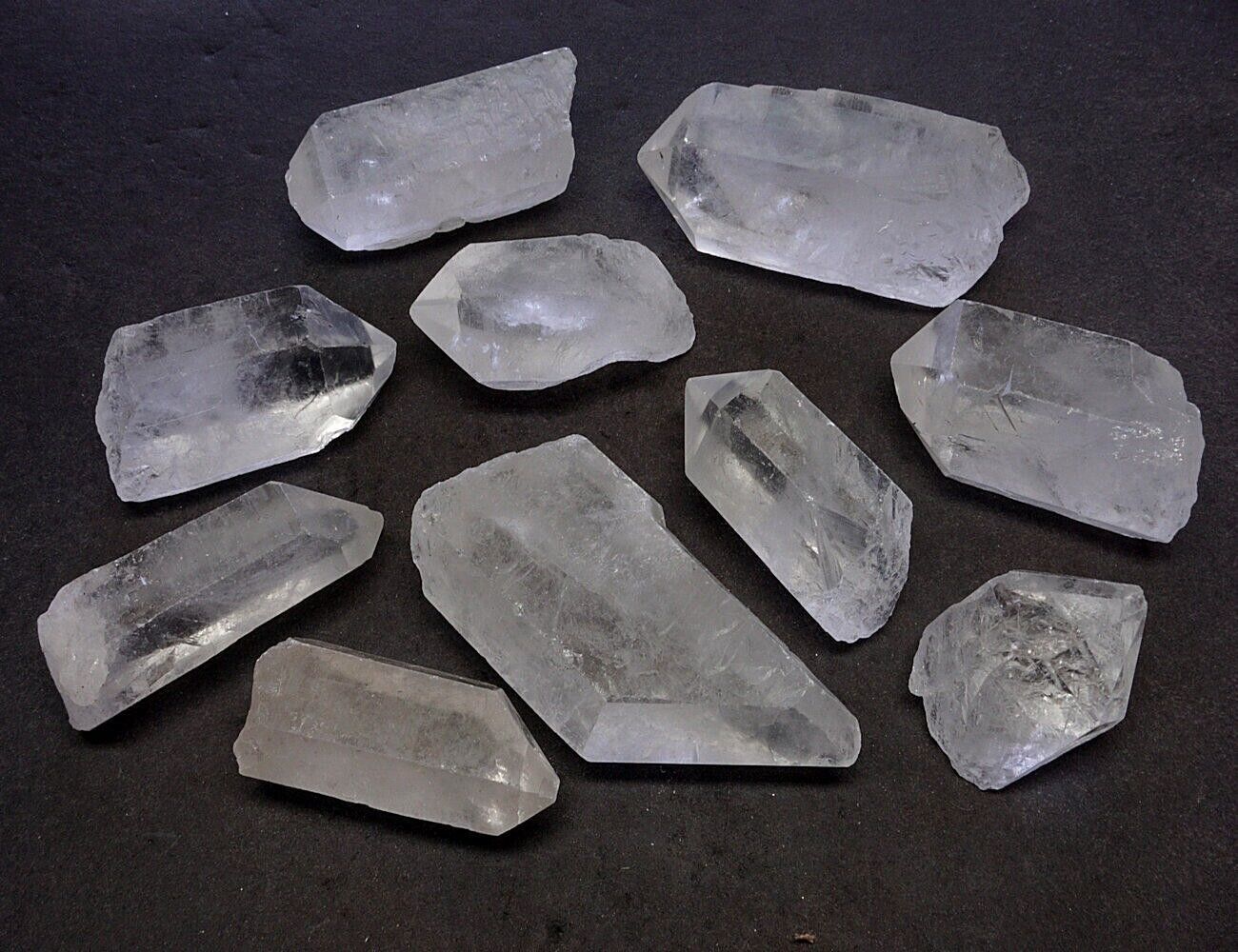Quartz Crystals 1 Lb Lot Natural Clear Points Mineral Specimens