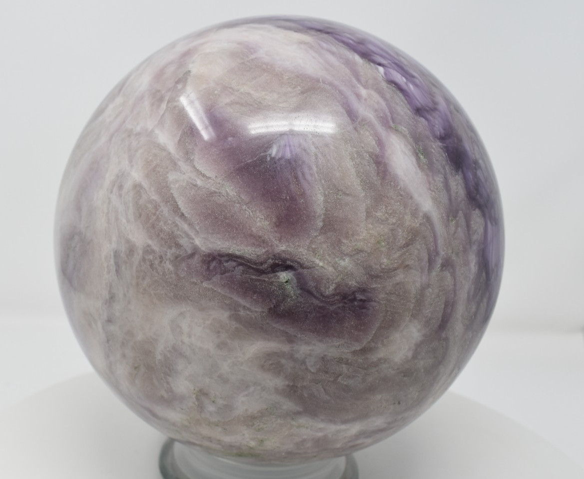 Large Purple Fluorite Sphere 181 mm 21 lb 9 oz