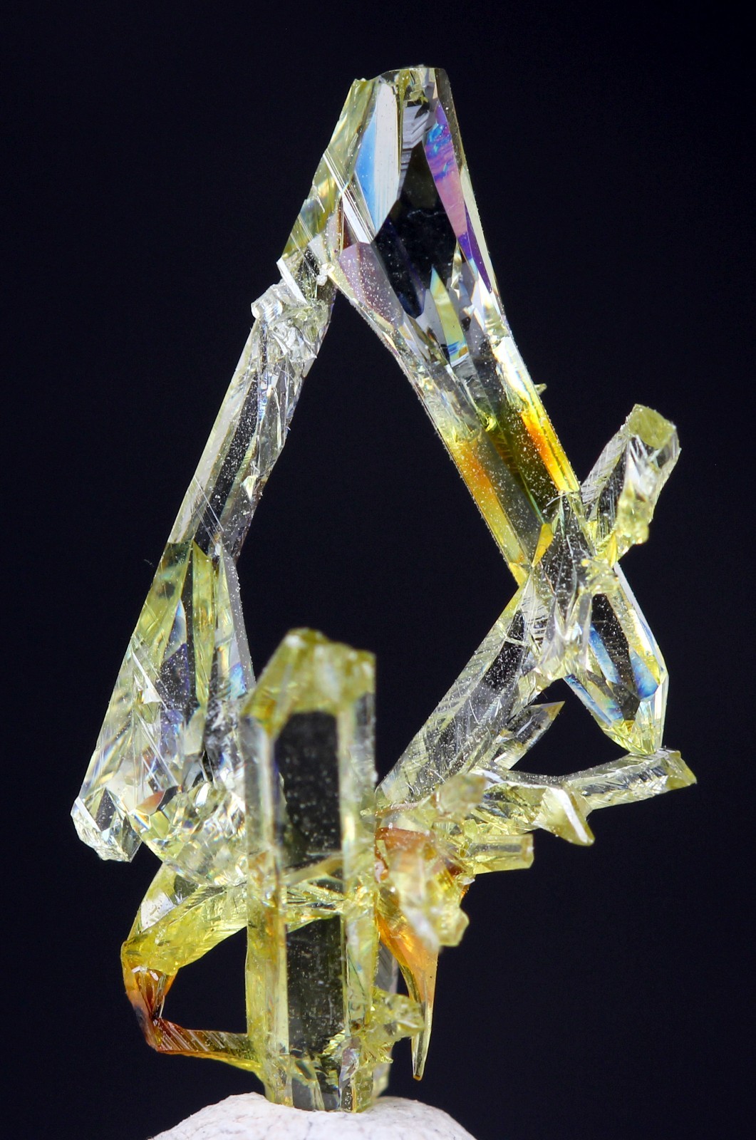ZINCITE Crystal Mineral Specimen Green Smelter Cluster Authentic POLAND