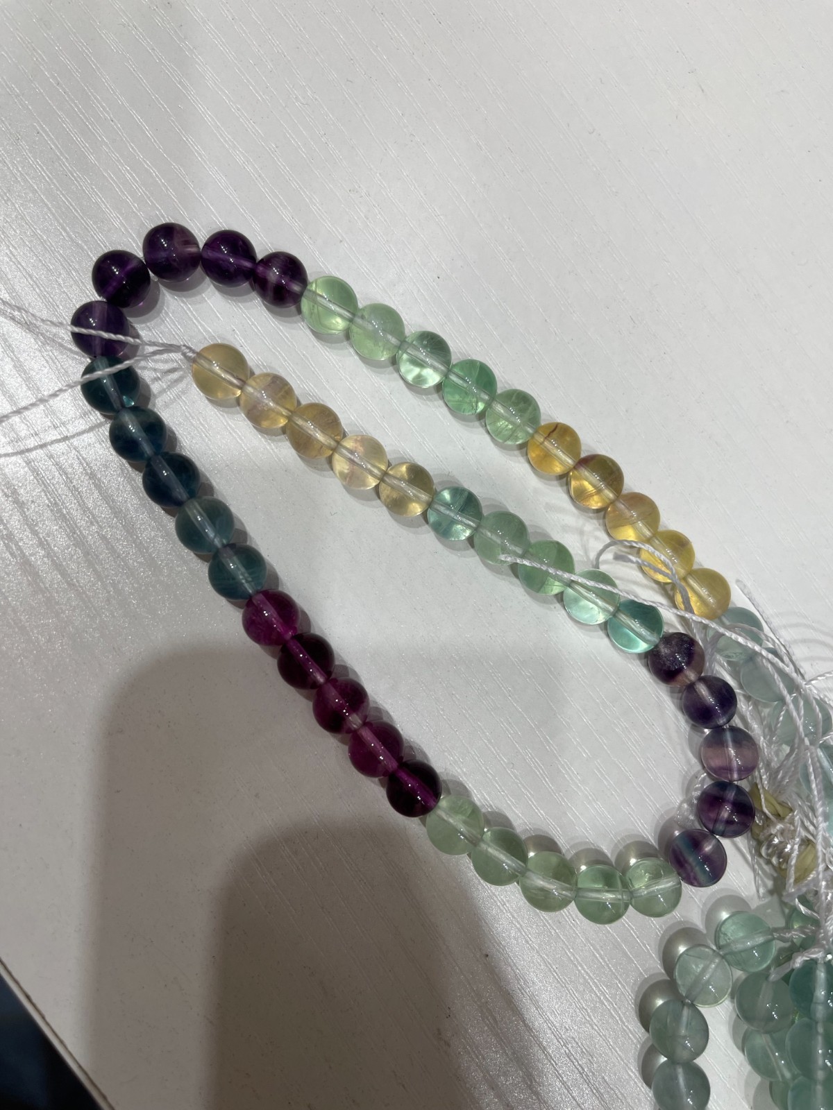 Natural Multicolor Fluorite About 50 PCS Beads Round Gemstone Loose Beads 9MM