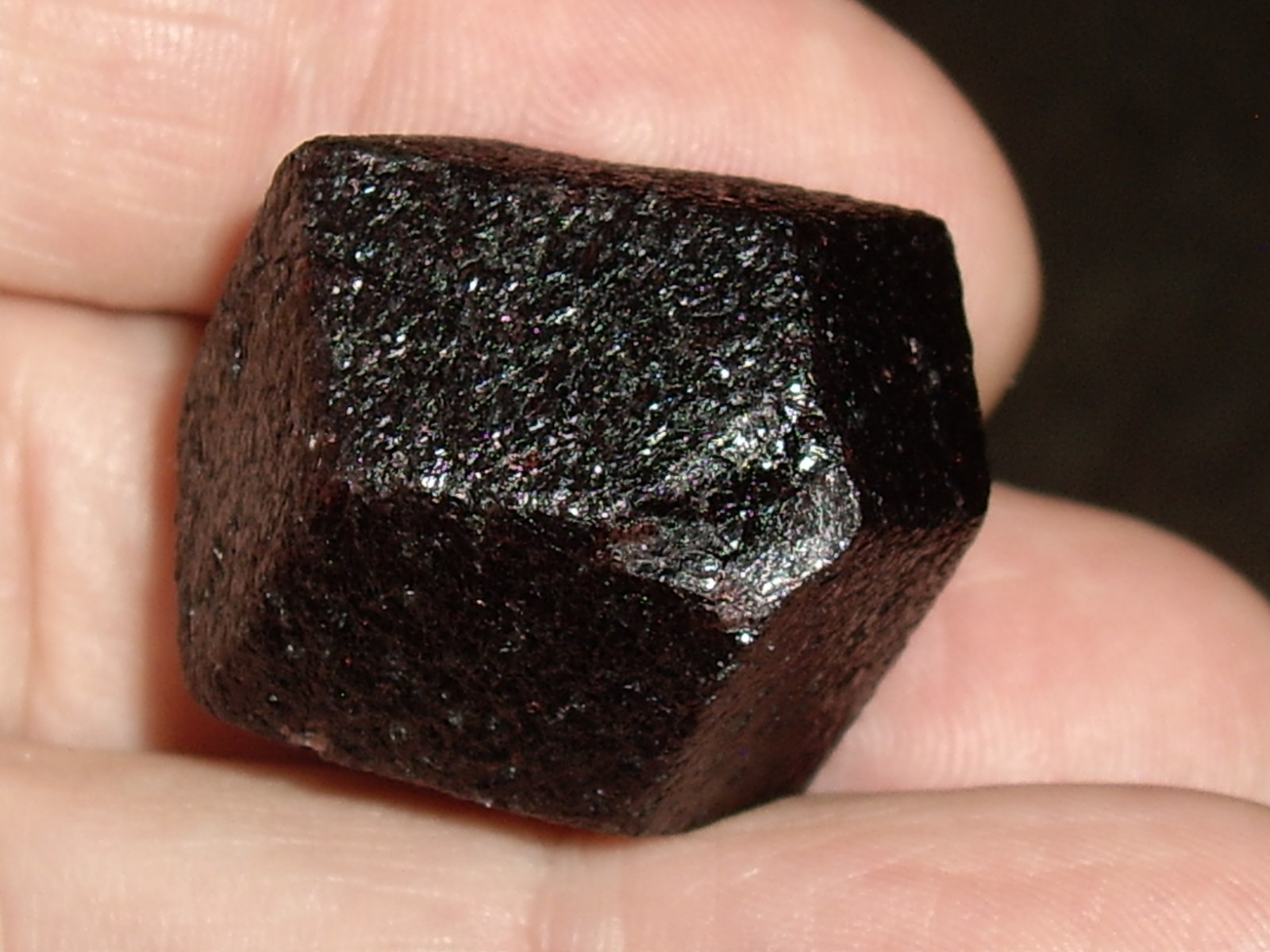 Deep Red Medium Large Almandine Garnet Crystal 36.5g