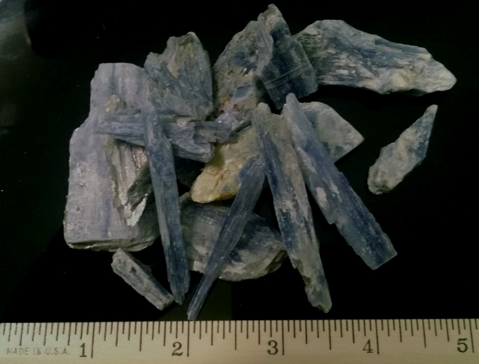 25g Natural Rough Kyanite Blue Blades Chunks Pieces Jewelry Making Crystals