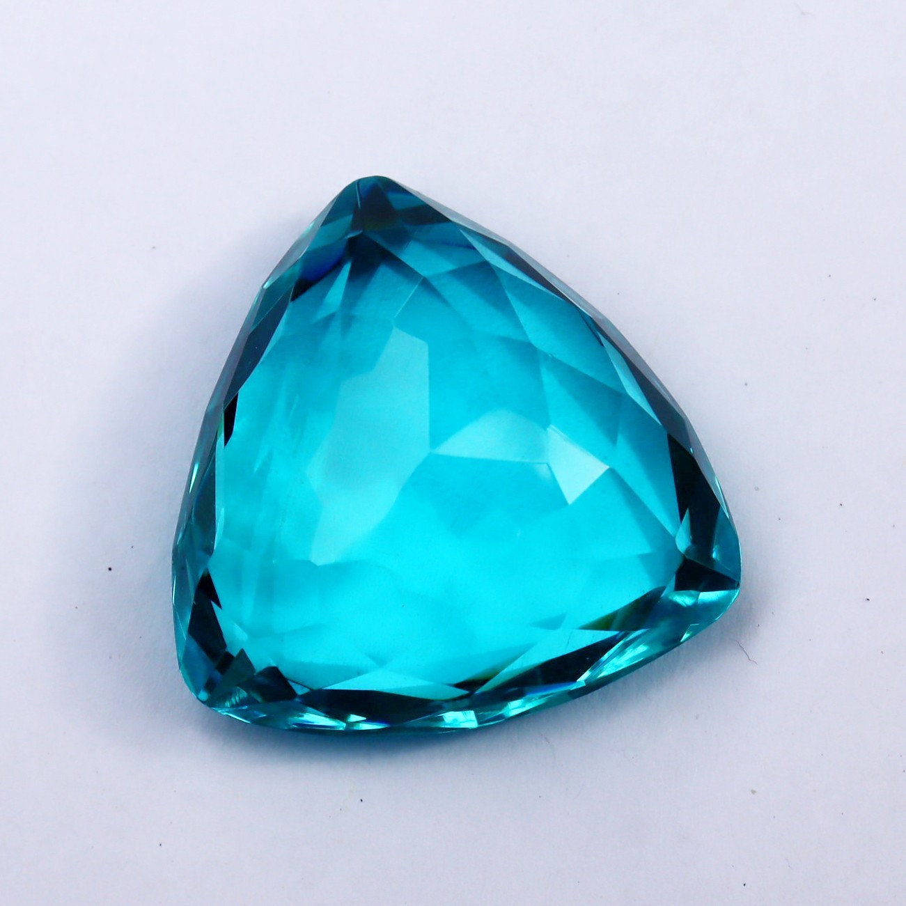 Trillion cut Blue Tourmaline Natural Loose Gemstone78 Ct Certified Gemstone