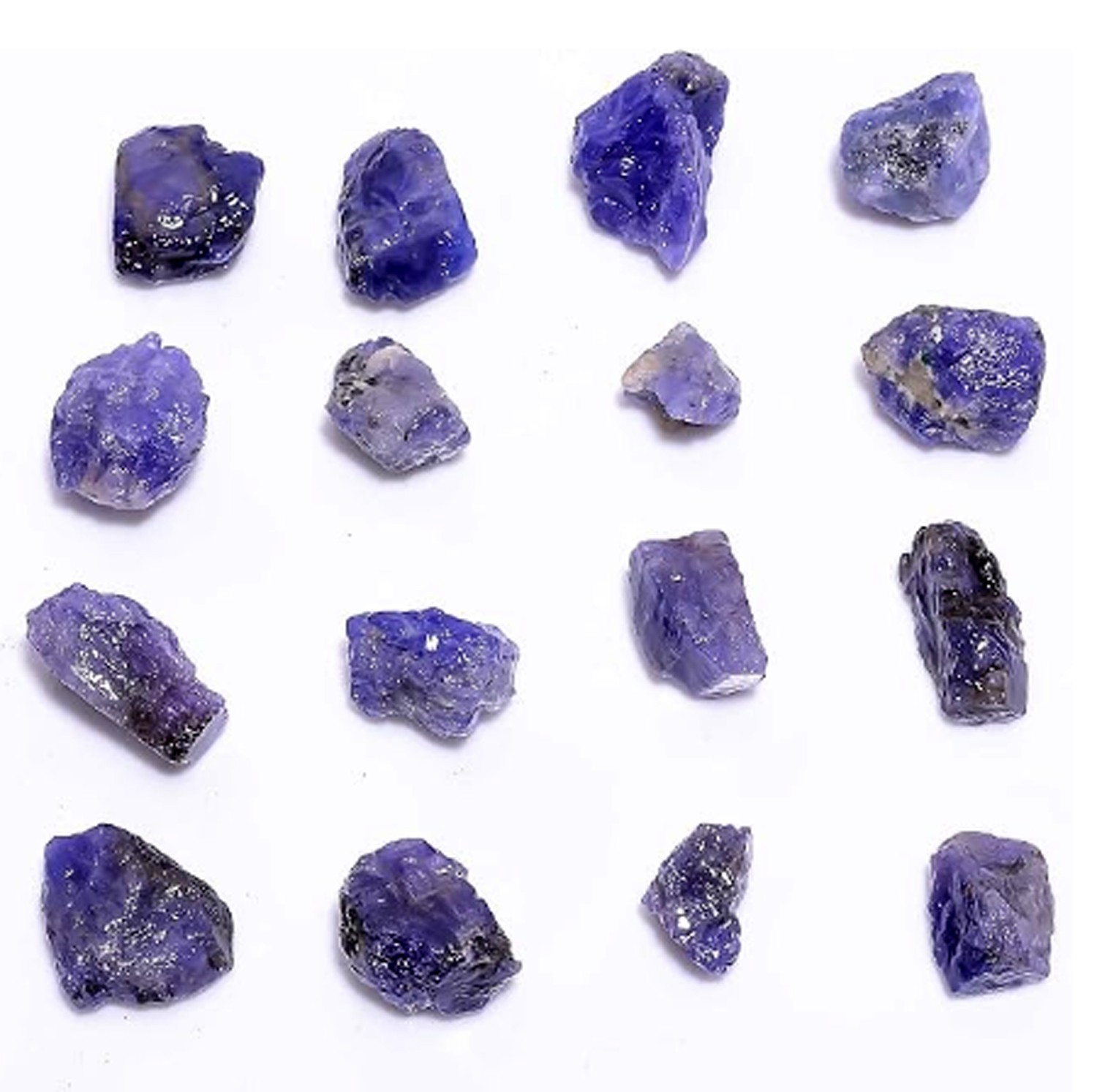 28 Cts Natural Blue Tanzanite Rough 5 Pcs Lot Gems Crystal Jewelry Making