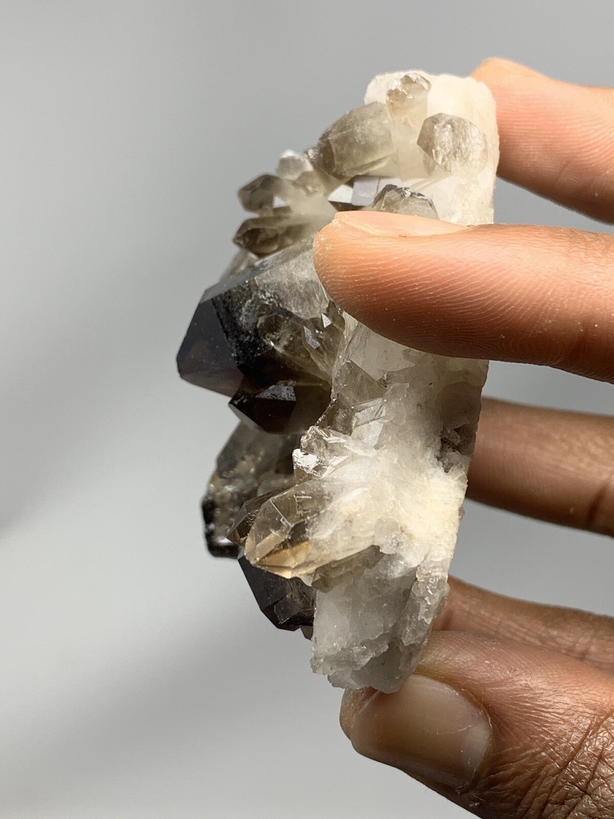 Natural Smoky Quartz Point Wand Brazil 7.0oz Crystal S6