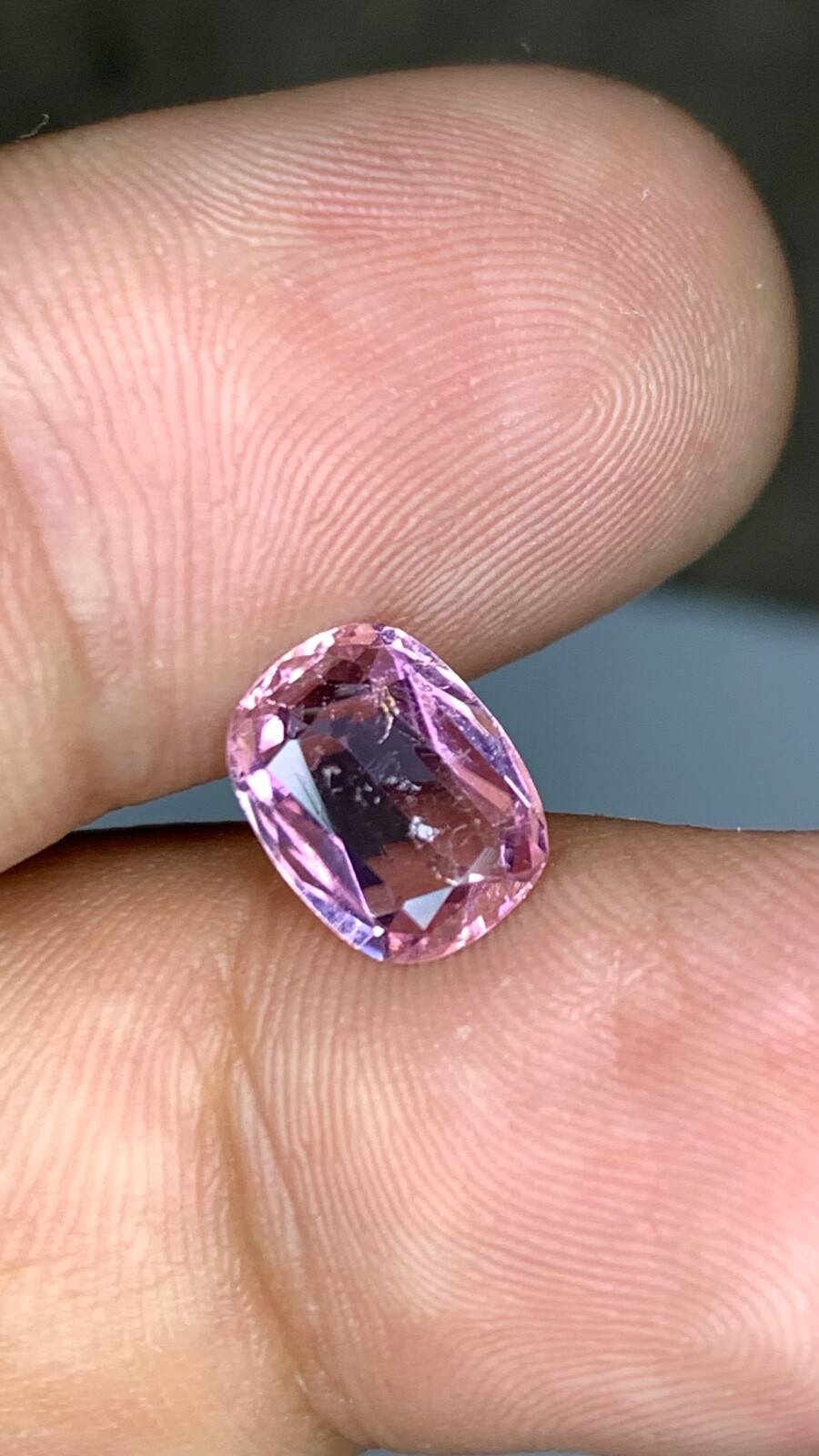1.65 Ct Rare Natural Colour‑Change Gemstone – Pink to Golden Cut Stone from Afg