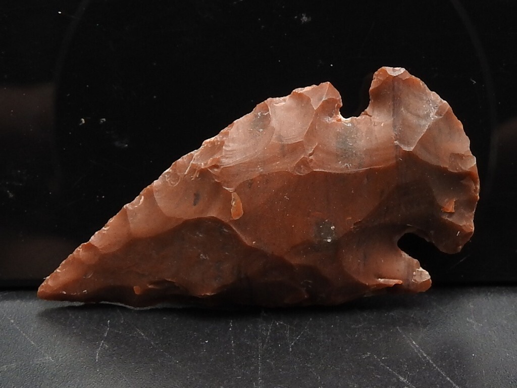 Jasper Natural Rough Arrowhead Shape Hammered Stone 42X21X8MM Approx