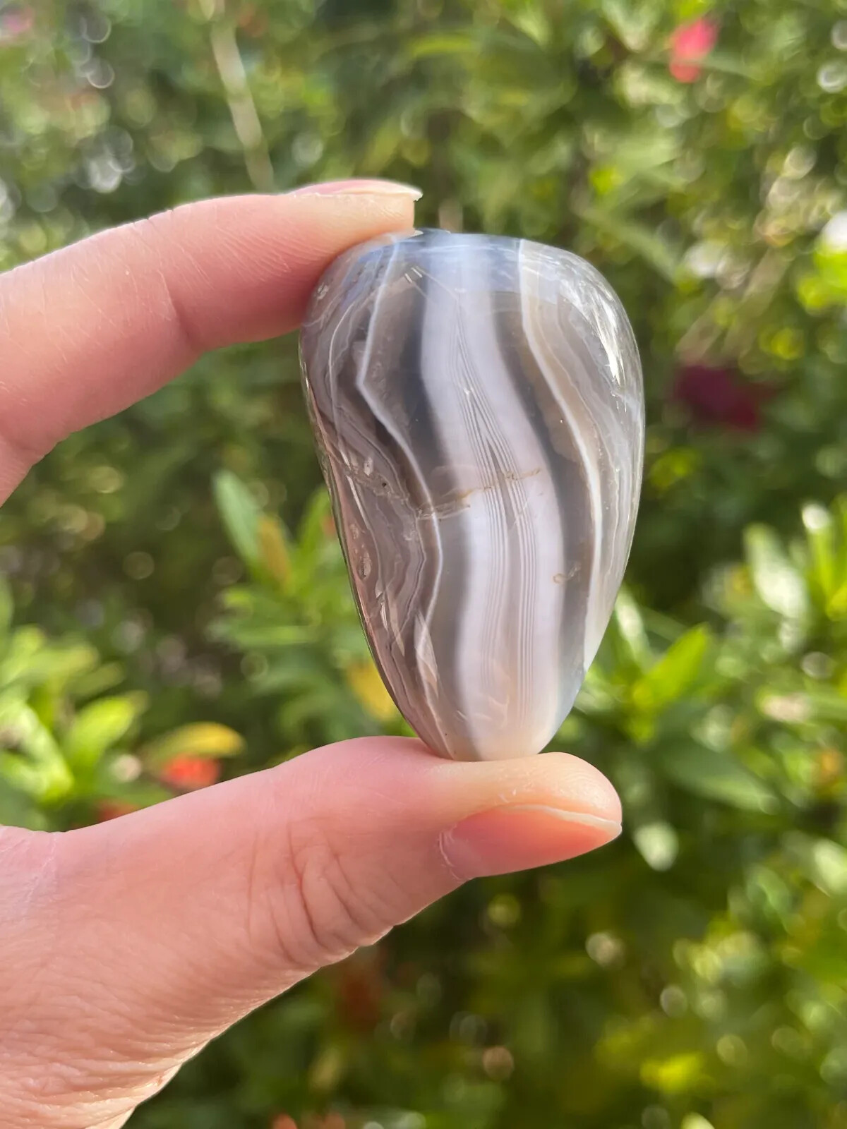 Grade A++ Botswana Agate Pebble, Botswana Agate Palm Stones, Wholesale Bulk Lot