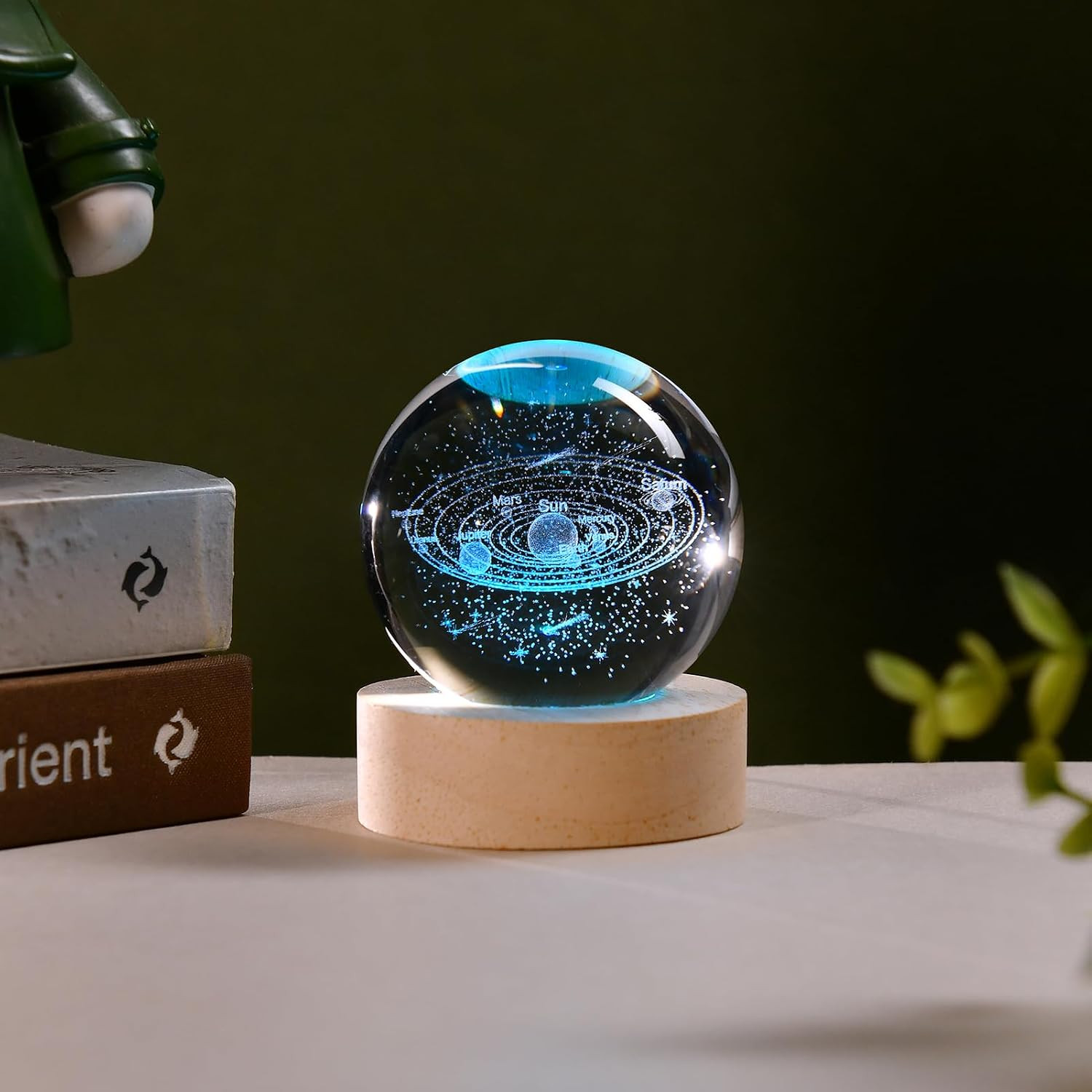 3D Solar System Crystal Ball 60Mm Universe Gifts for Space Lovers |