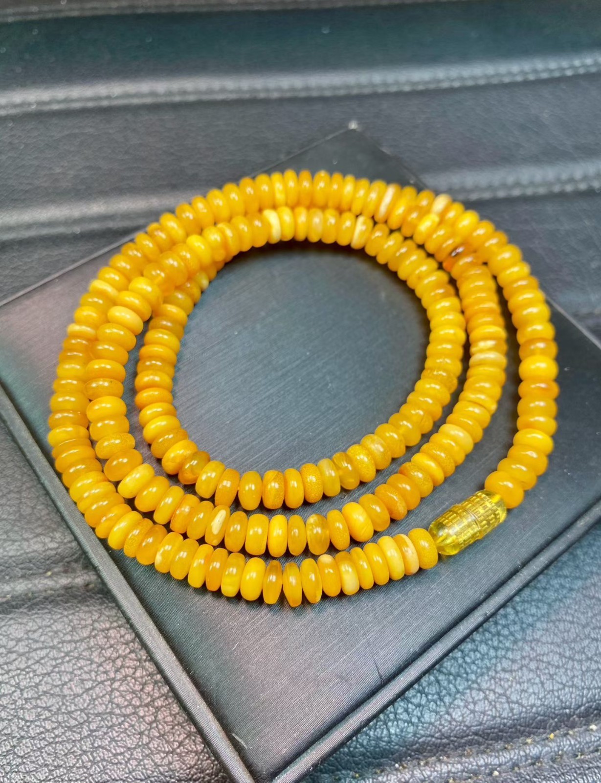 1pc Baltic Honey Amber Spacer Beaded Beautiful necklace 5-6mm