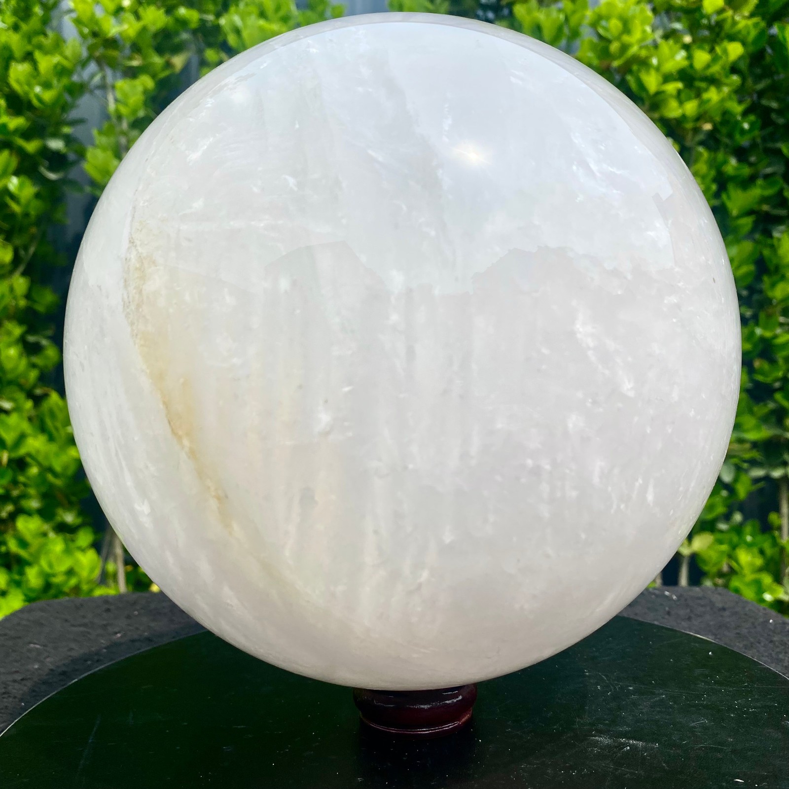 21.82LB white crystal quartz crystal ball Reiki repair