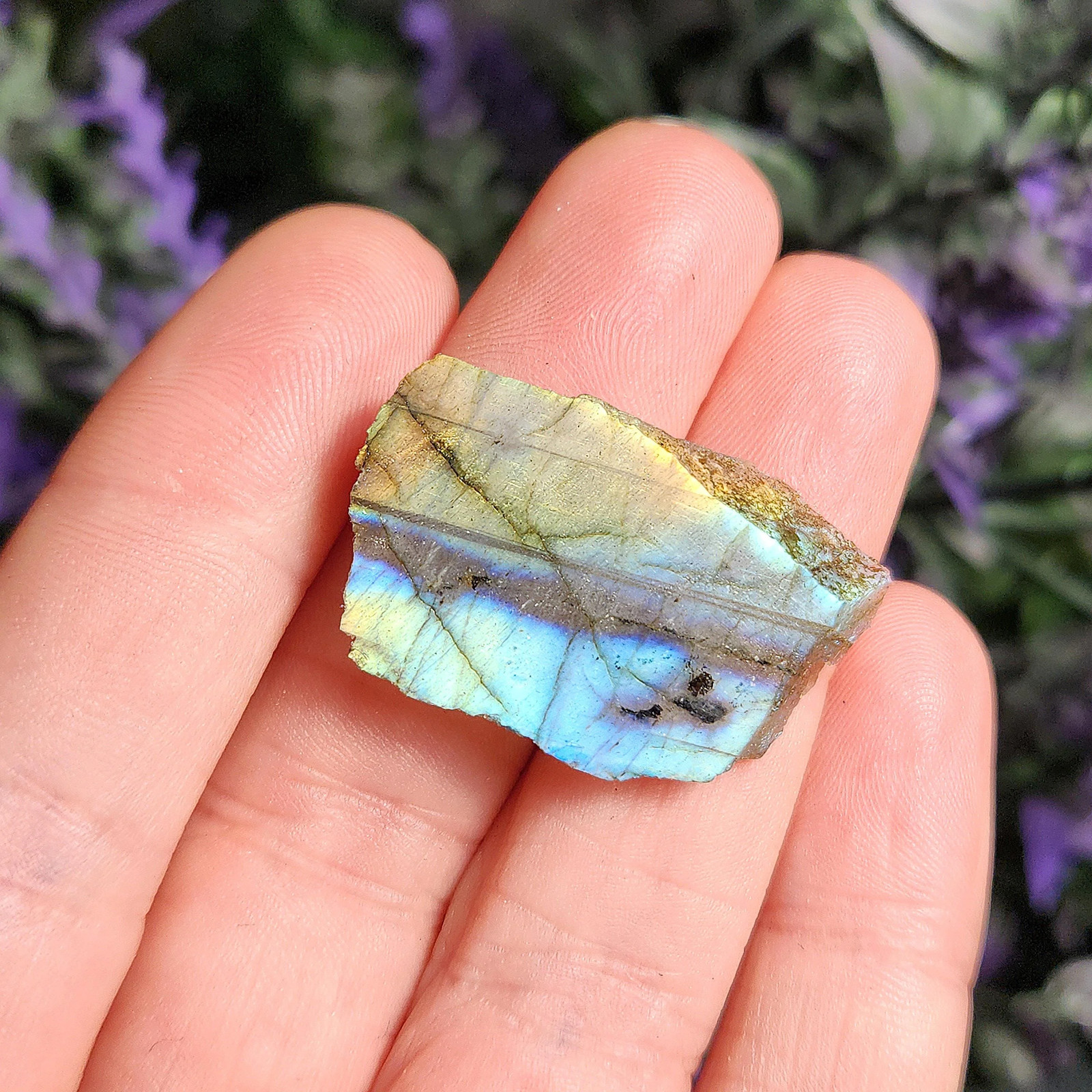 Labradorite Crystal Slice