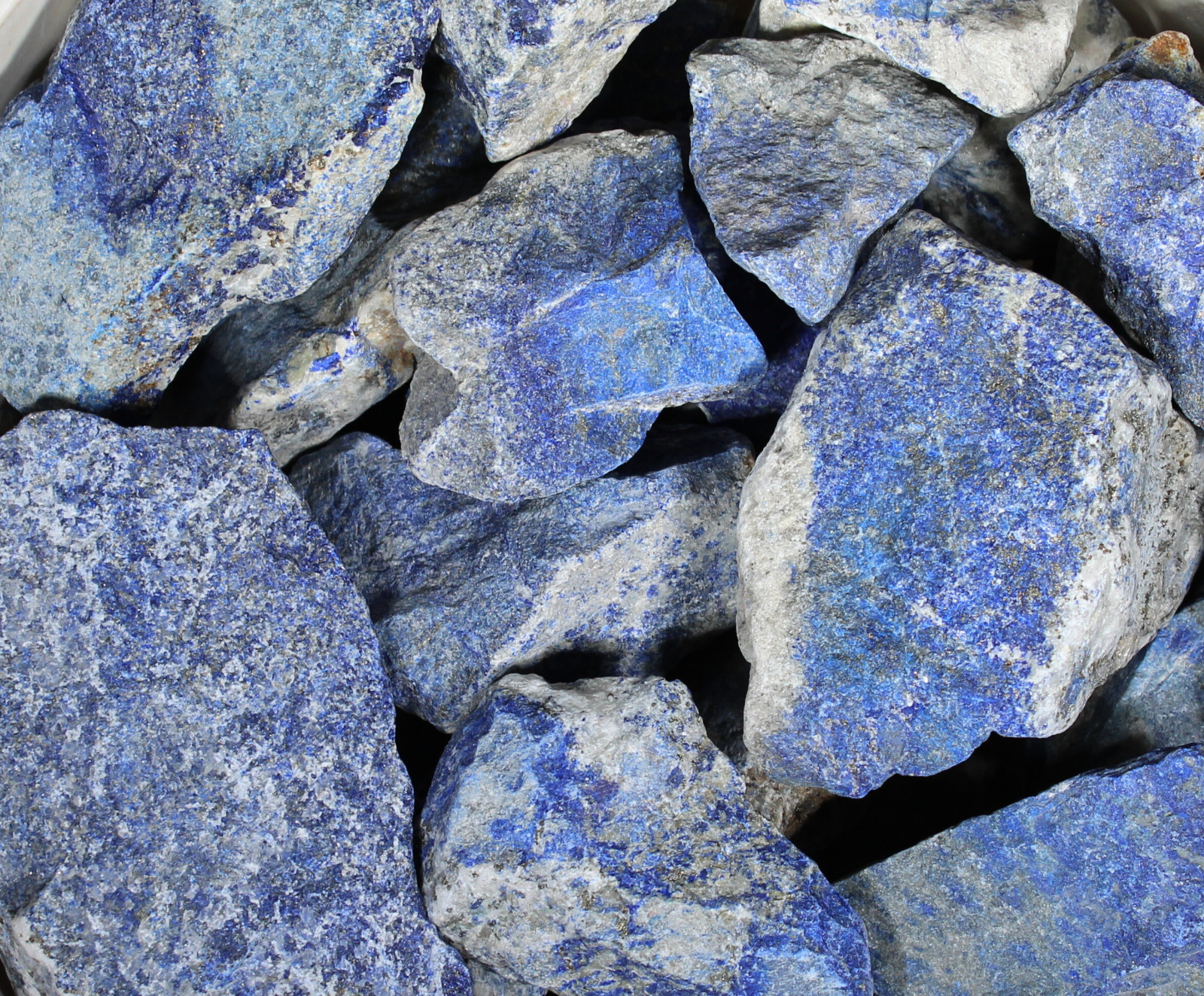 Lapis Lazuli – Rough Rocks for Tumbling – Afghanistan – Bulk Wholesale Options
