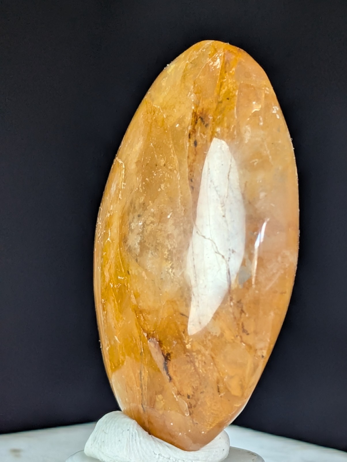 Golden Healer Palmstone Crystal Gemstone Healing Chakra Reiki