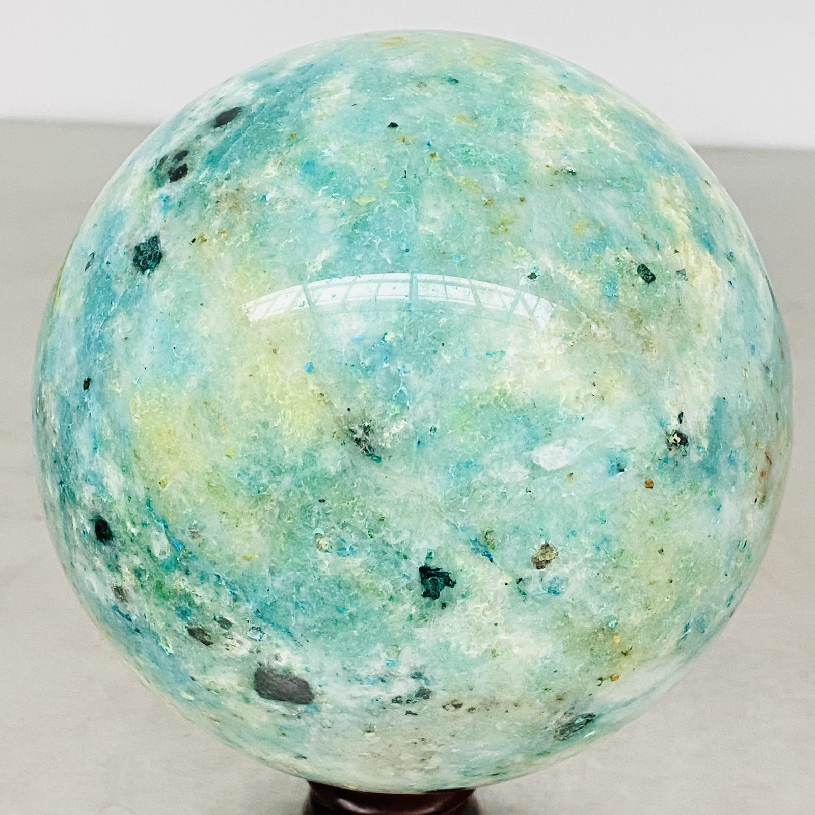 Natural phoenix stone crystal ball healing stone 2660g