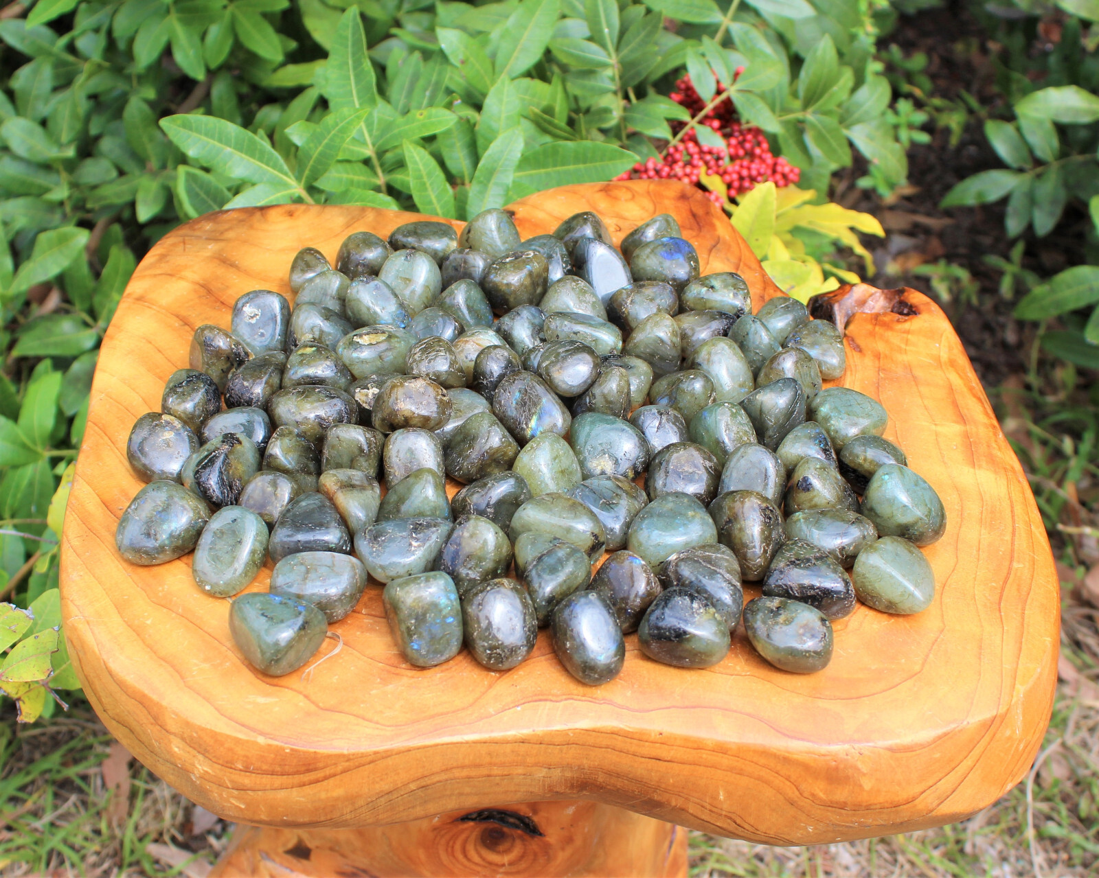 Labradorite Tumbled Stones: Choose How Many Pieces (‘A’ Grade Natural Polished)
