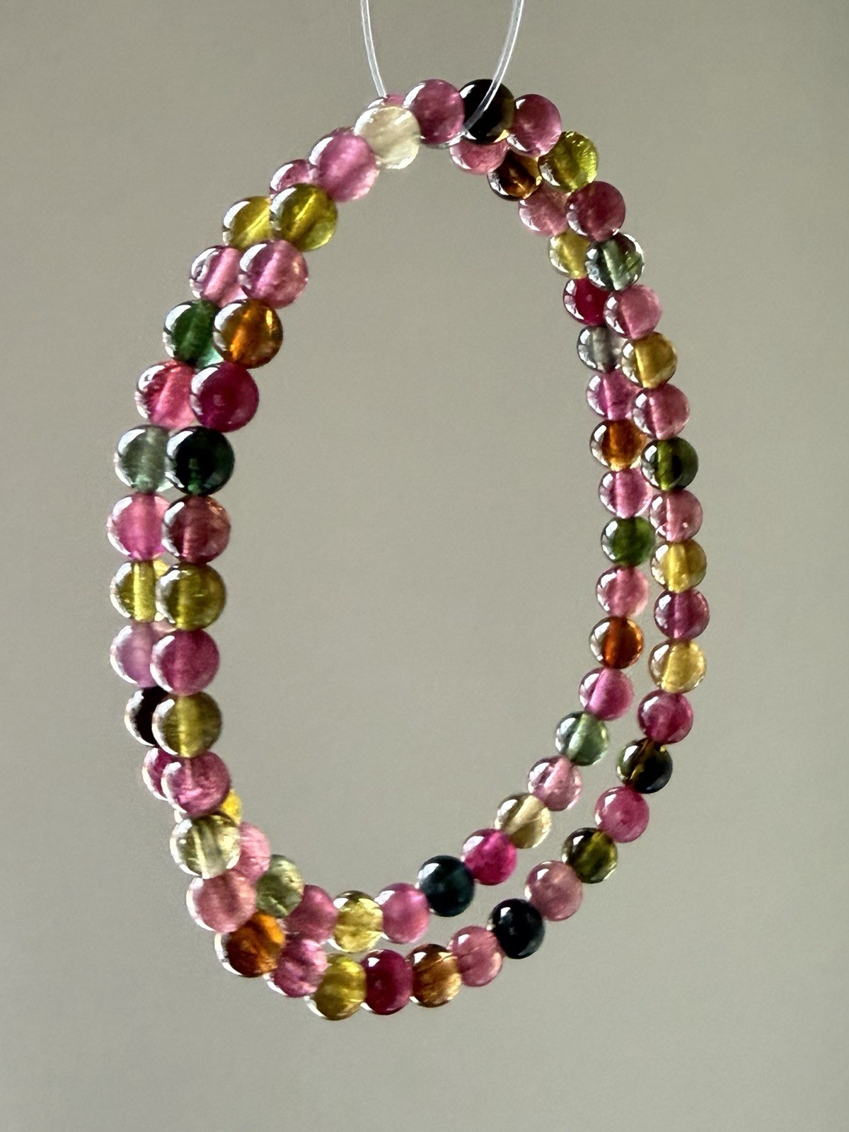 Candy Color Tourmaline Bracelet | Natural Colorful Crystal | Genuine Tourmaline