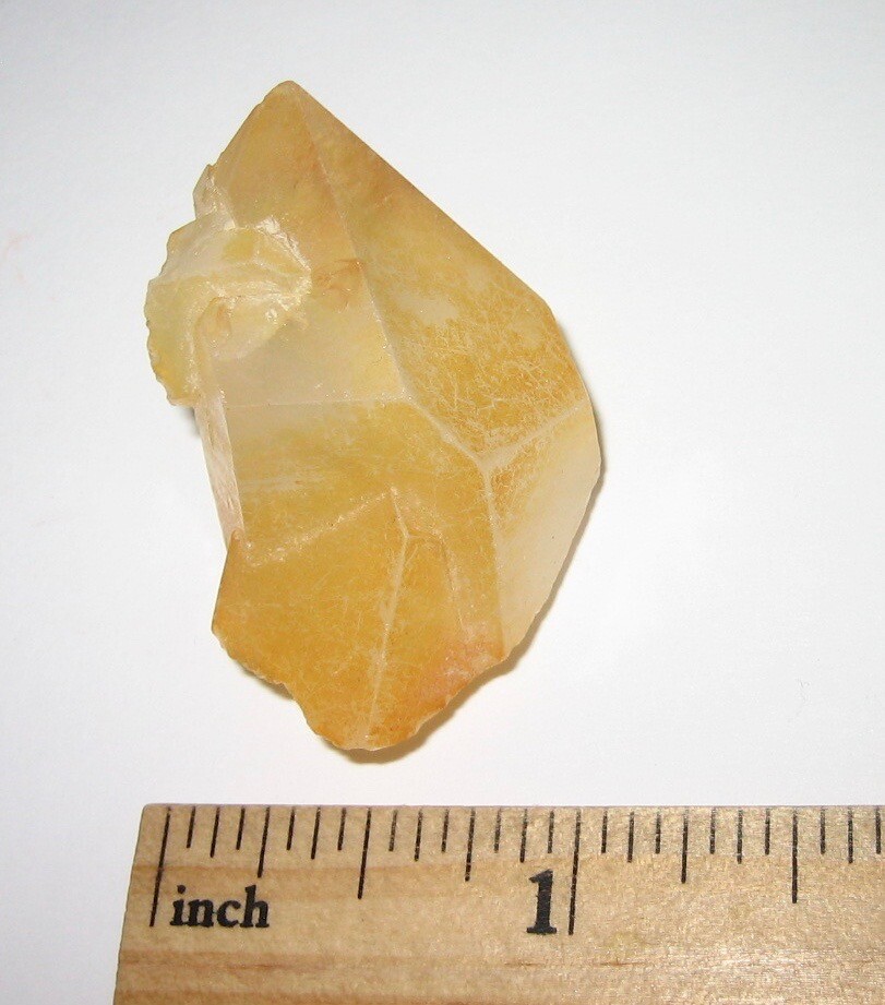 1.55″ BEAUTIFUL NATURAL ROUGH GOLDEN HEALER QUARTZ CRYSTAL POINT PAKISTAN 19.8g