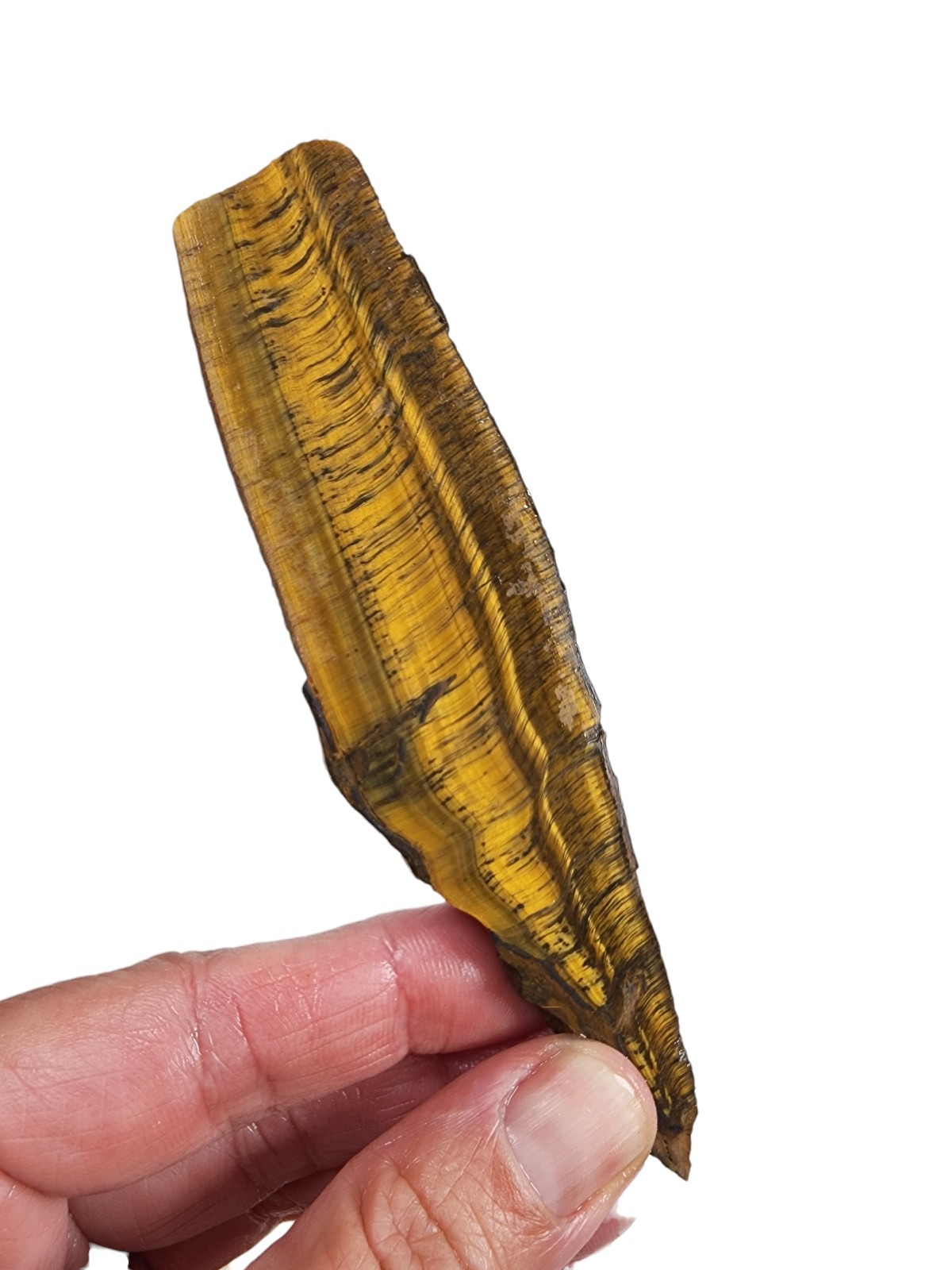 Gold Tigers Eye Faced Rough South Africa 48.1 grams.