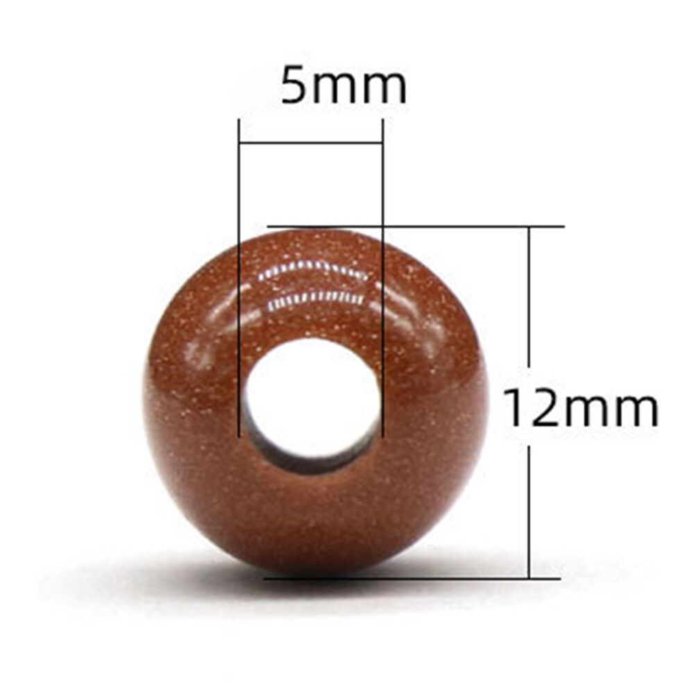 5*12mm Large Hole Rondelle Loose Charms European Beads Bracelet Jewelry Making