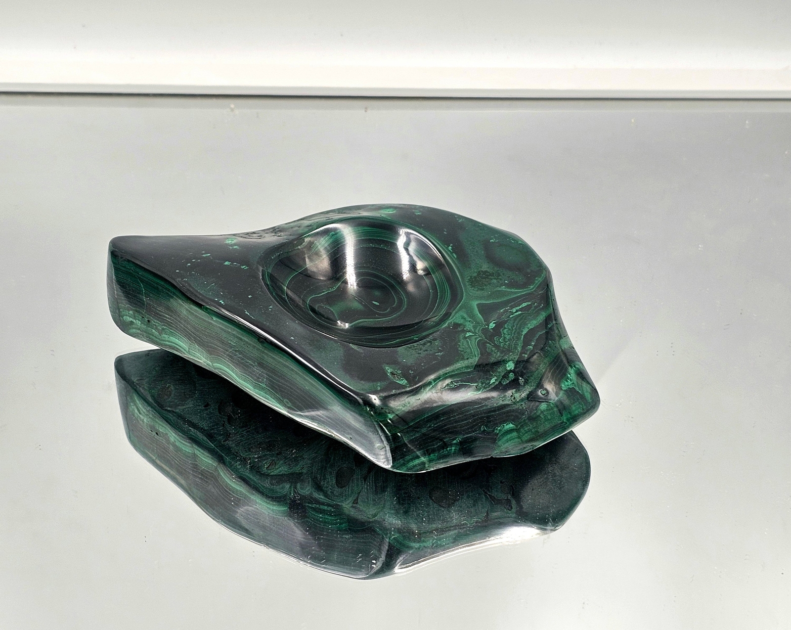 Malachite Crystal Bowl (#1)