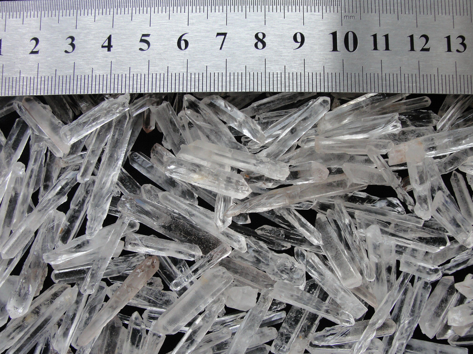 100g Lot Tiny & Micro Clear QUARTZ CRYSTAL POINTS & SHARDS Hot