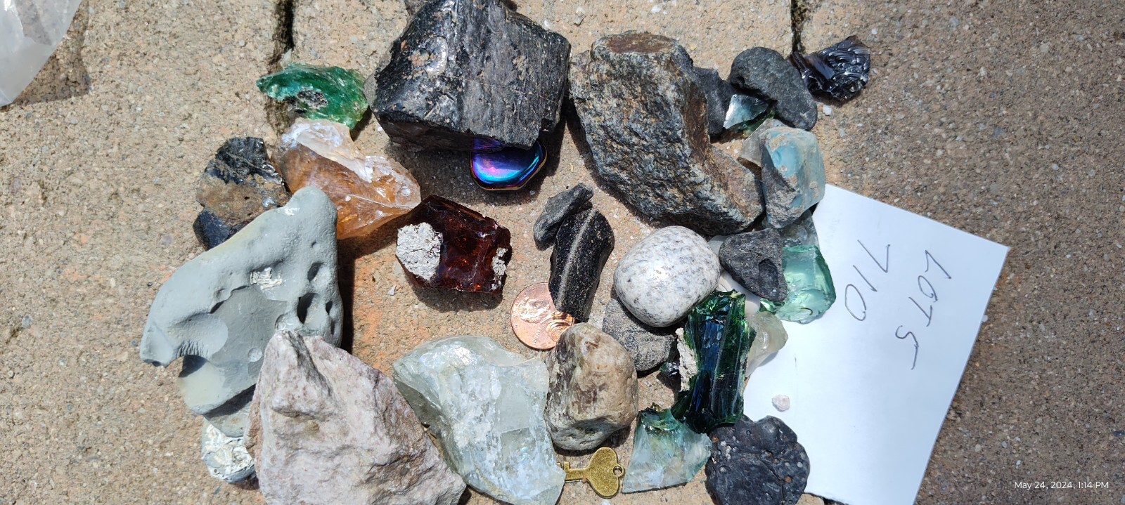 Various Rare Specimens Rocks Crystals Minerals Fossils etc 710 Gram Mixed5