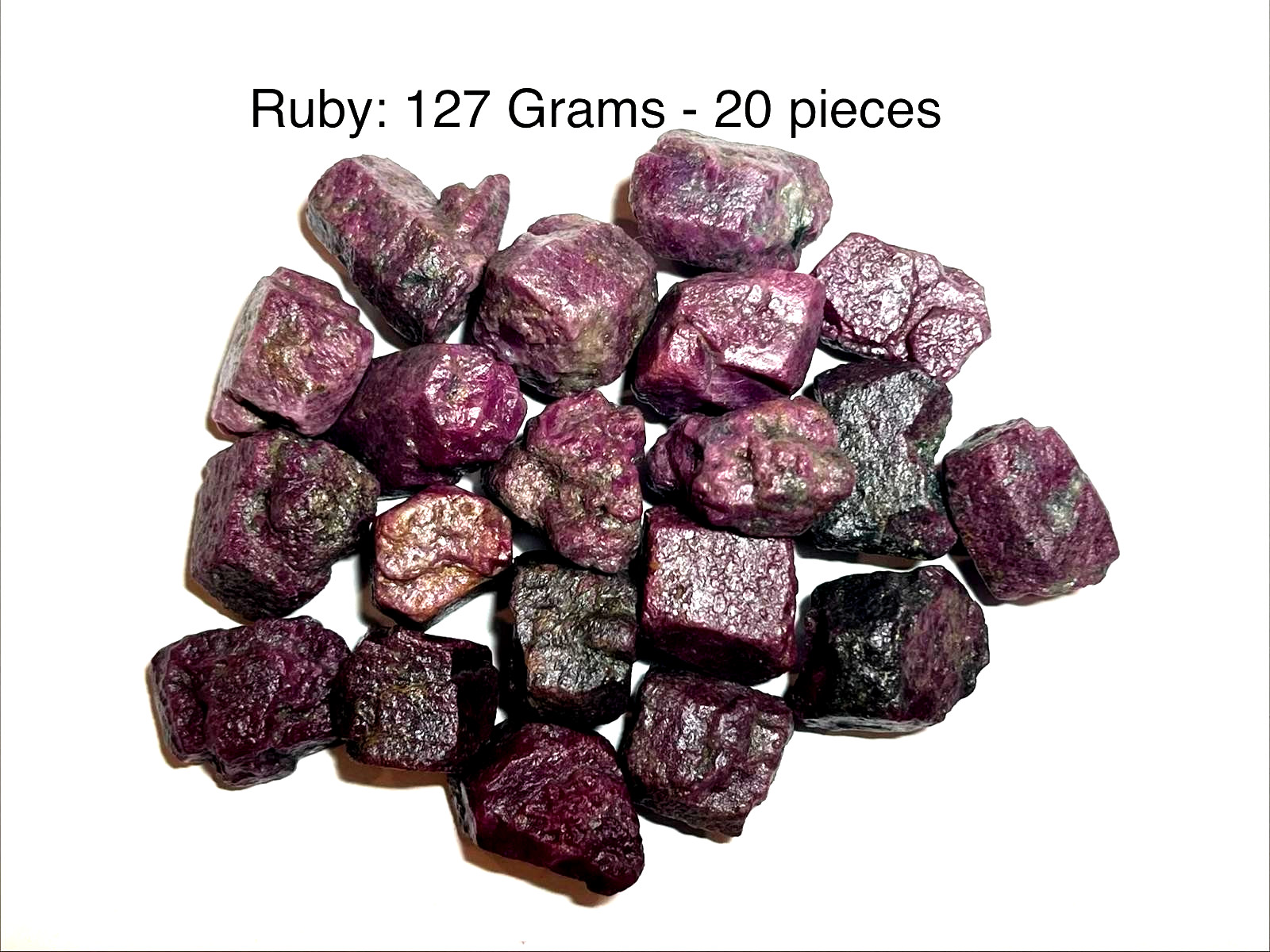 Rough Ruby Stone Natural – Lot of 20 Pieces