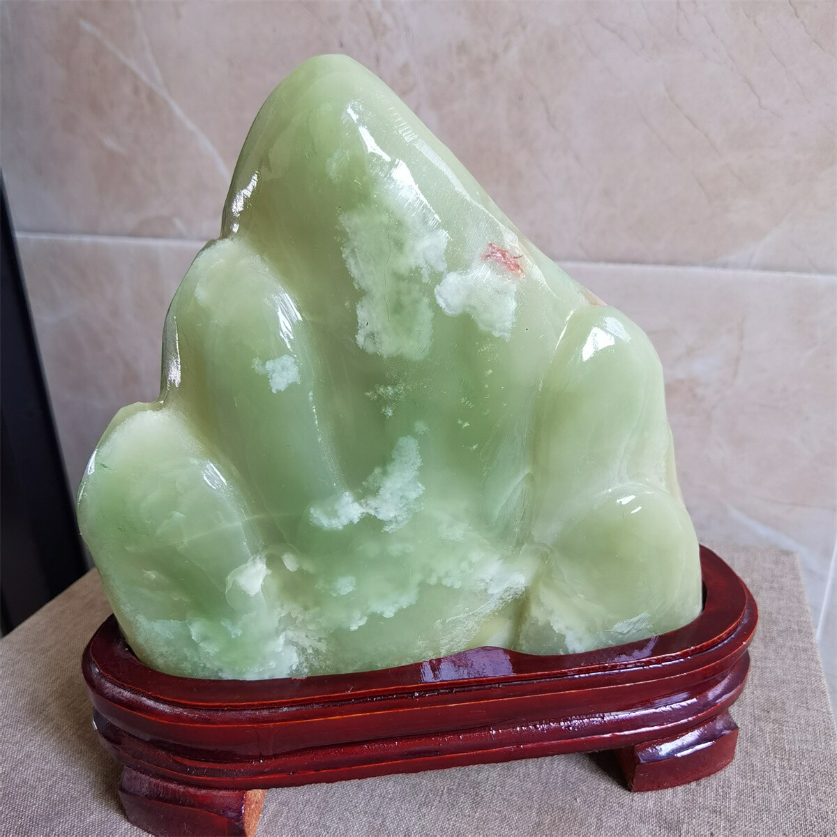 5.5 LB Natural colorful Afghan jade display articel healing A681
