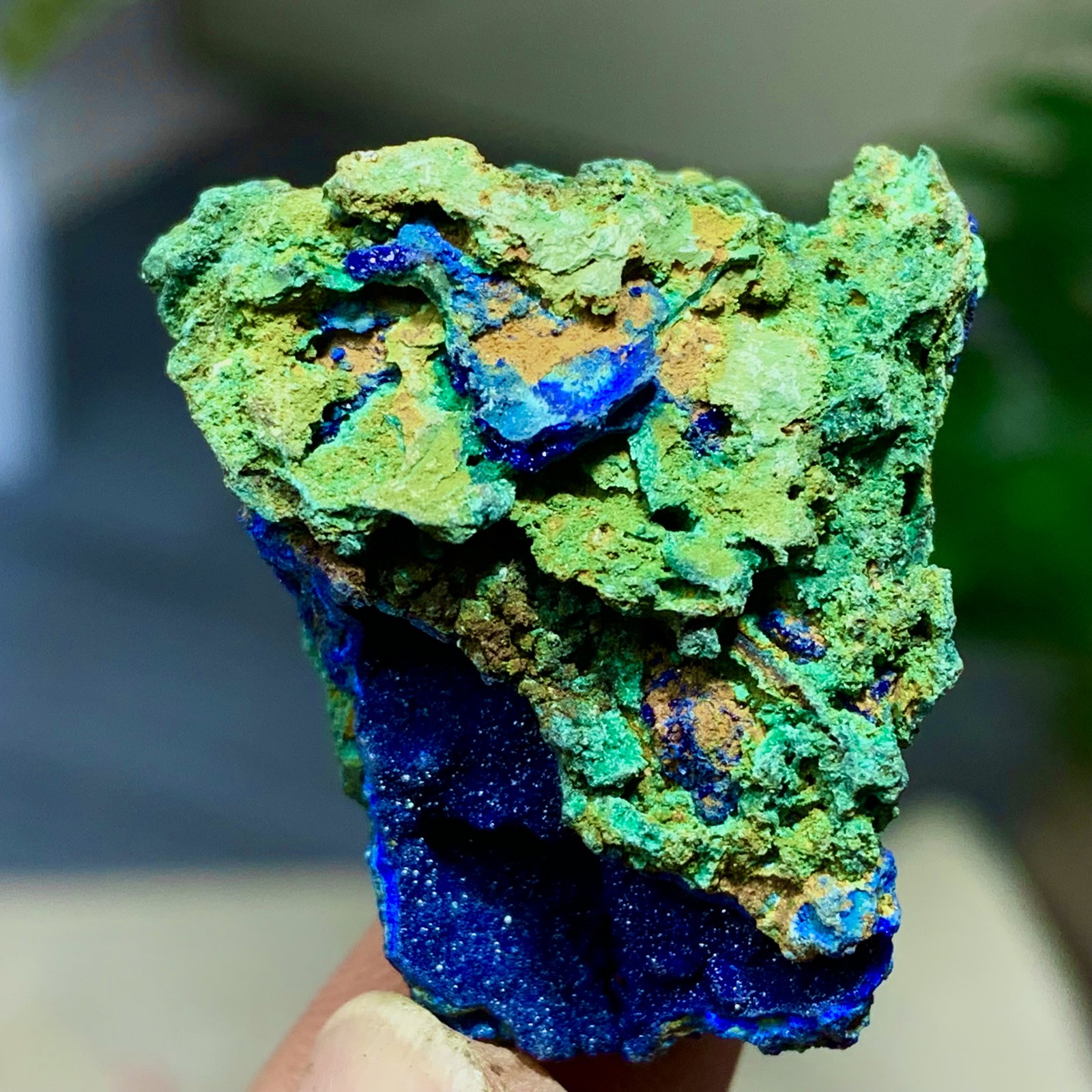 16G BEST NATURAL Azurite/Malachite crystalminerals specimens-