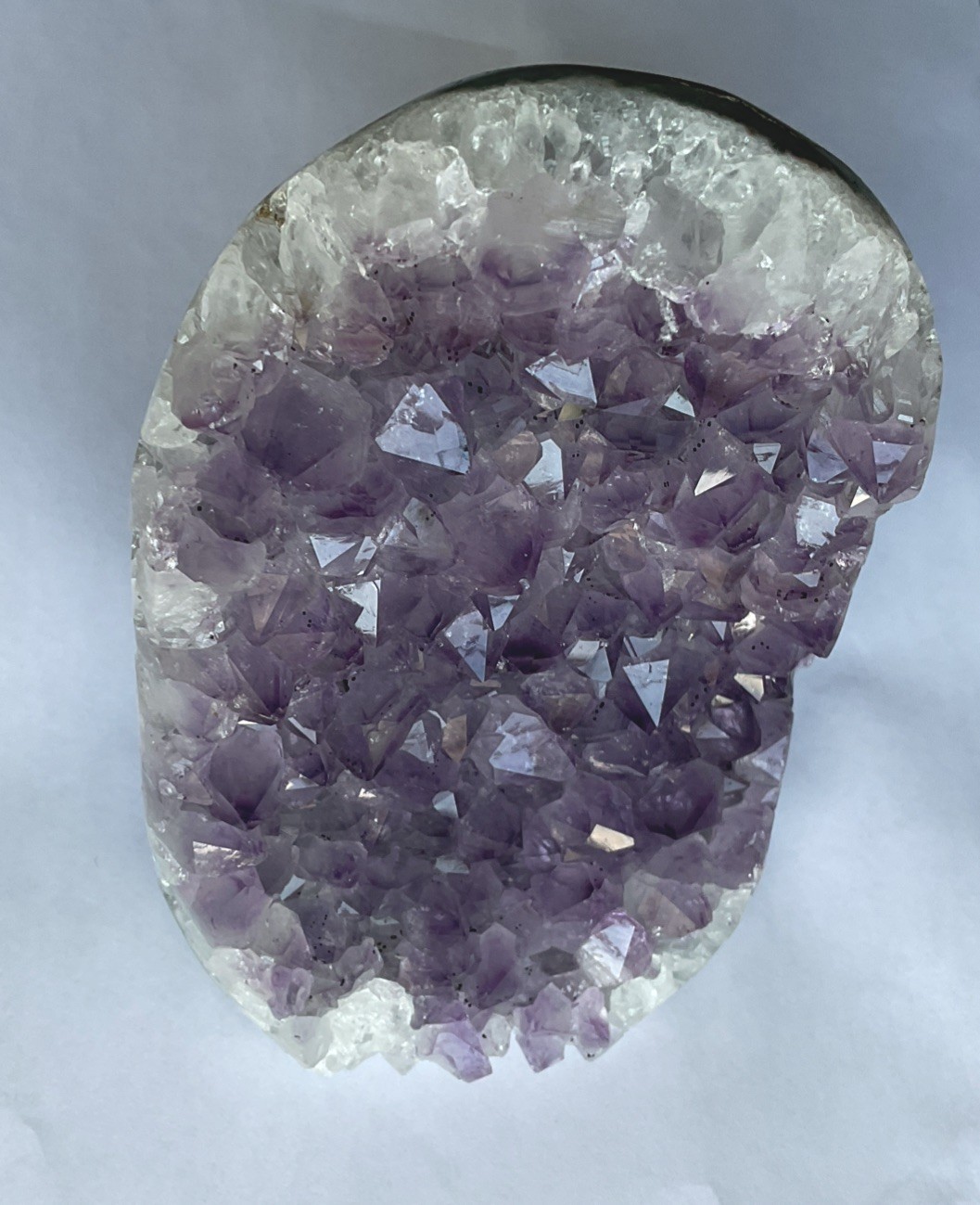 Natural Amethyst Crystal Cluster Medium To Darker Purple