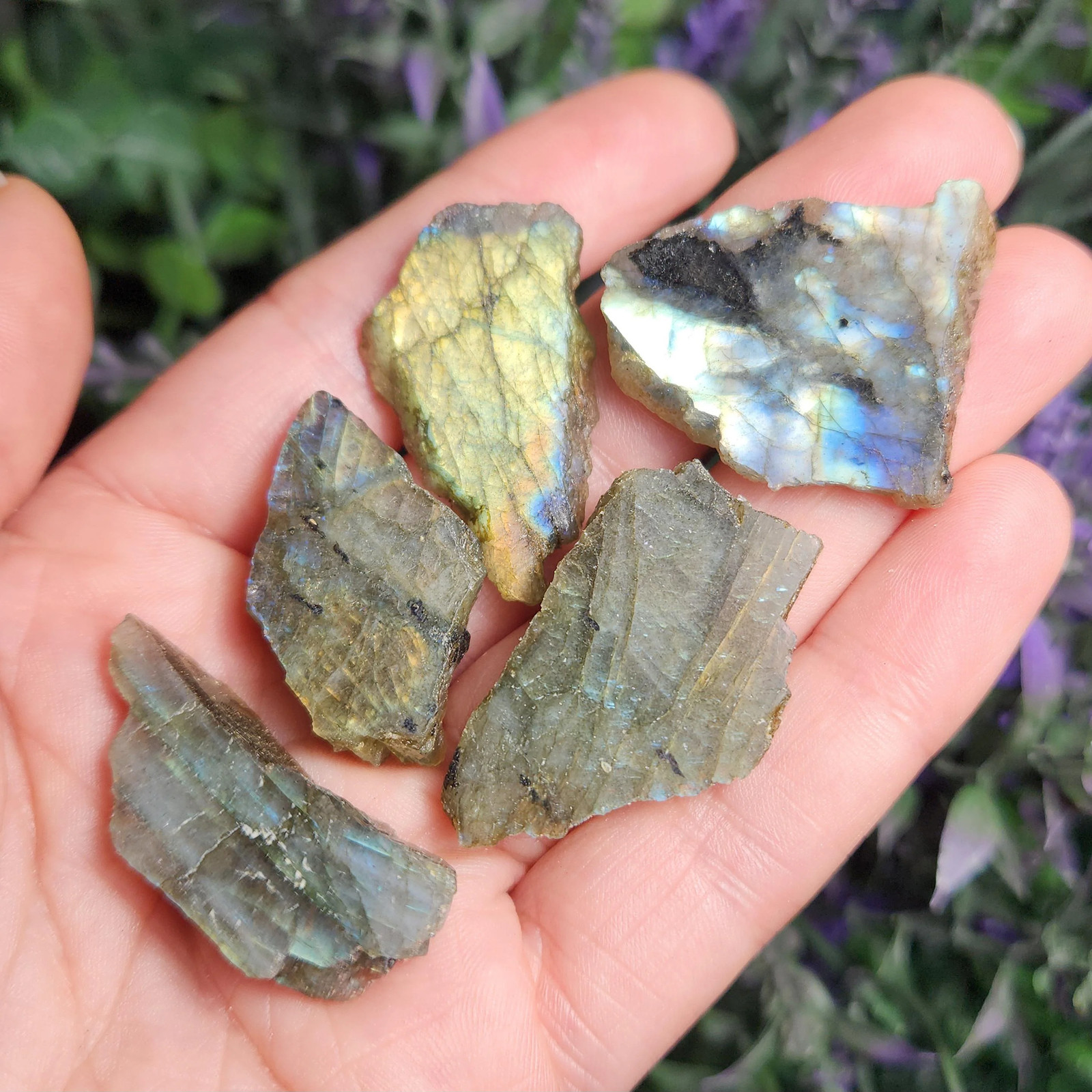 Labradorite Crystal Slice