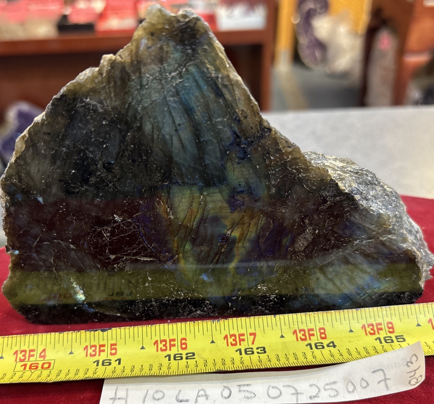 Labradorite Polished Face Madagascar 843 grams