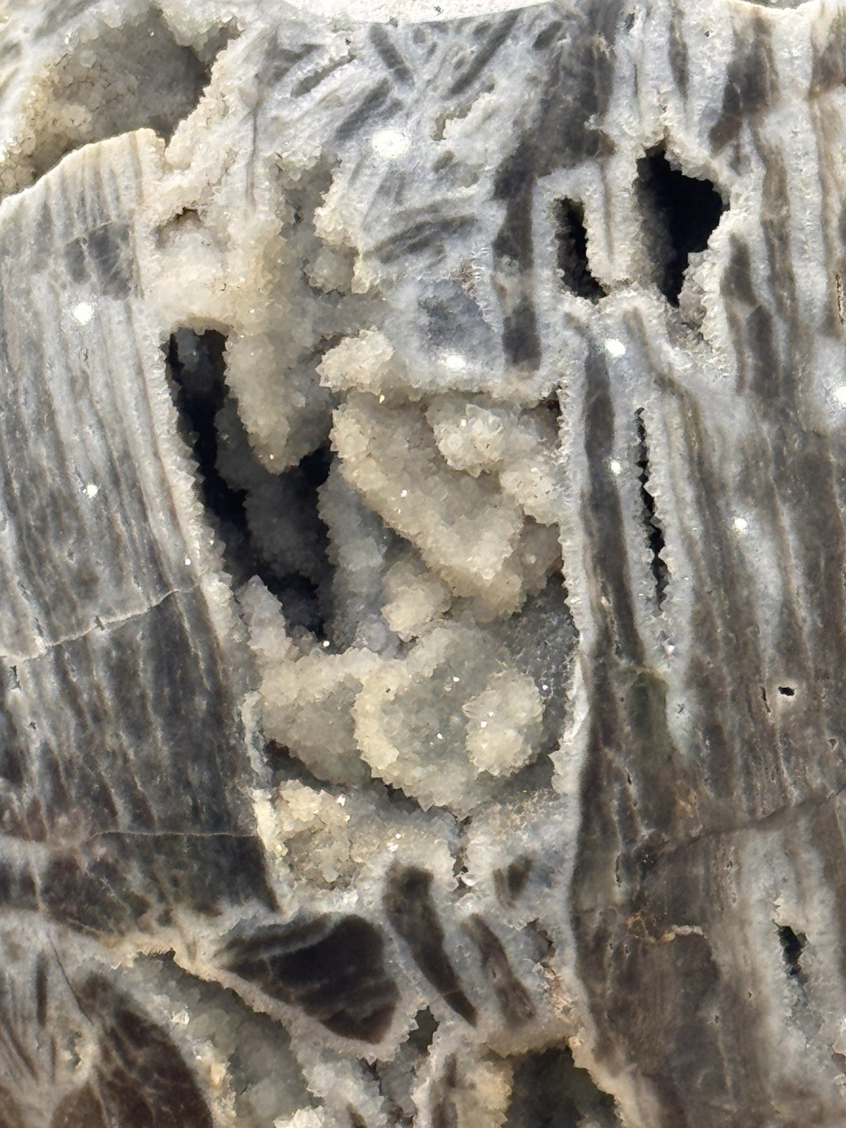 XL druzy sphalerite crystal sphere – approx. 153mm / 4.6kg
