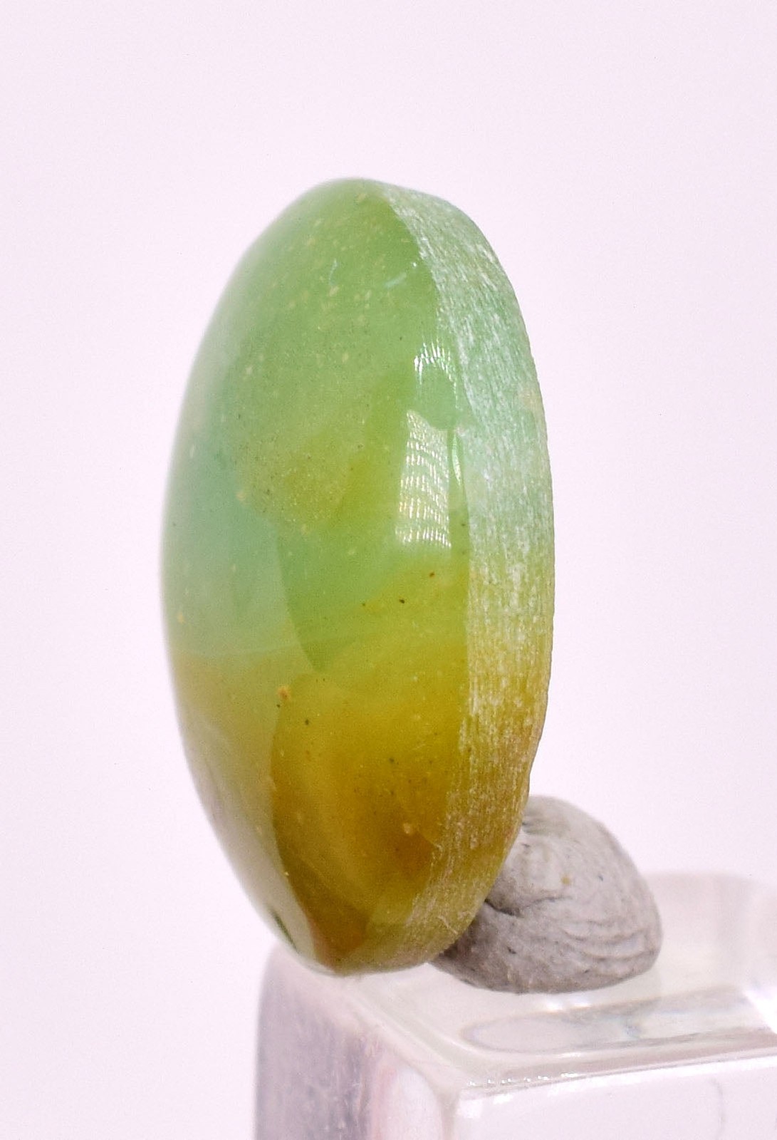 1.6cms GEM BLUE OPAL SCENIC CABOCHON PERU SEASCAPE PENDANT JEWELRY BB449