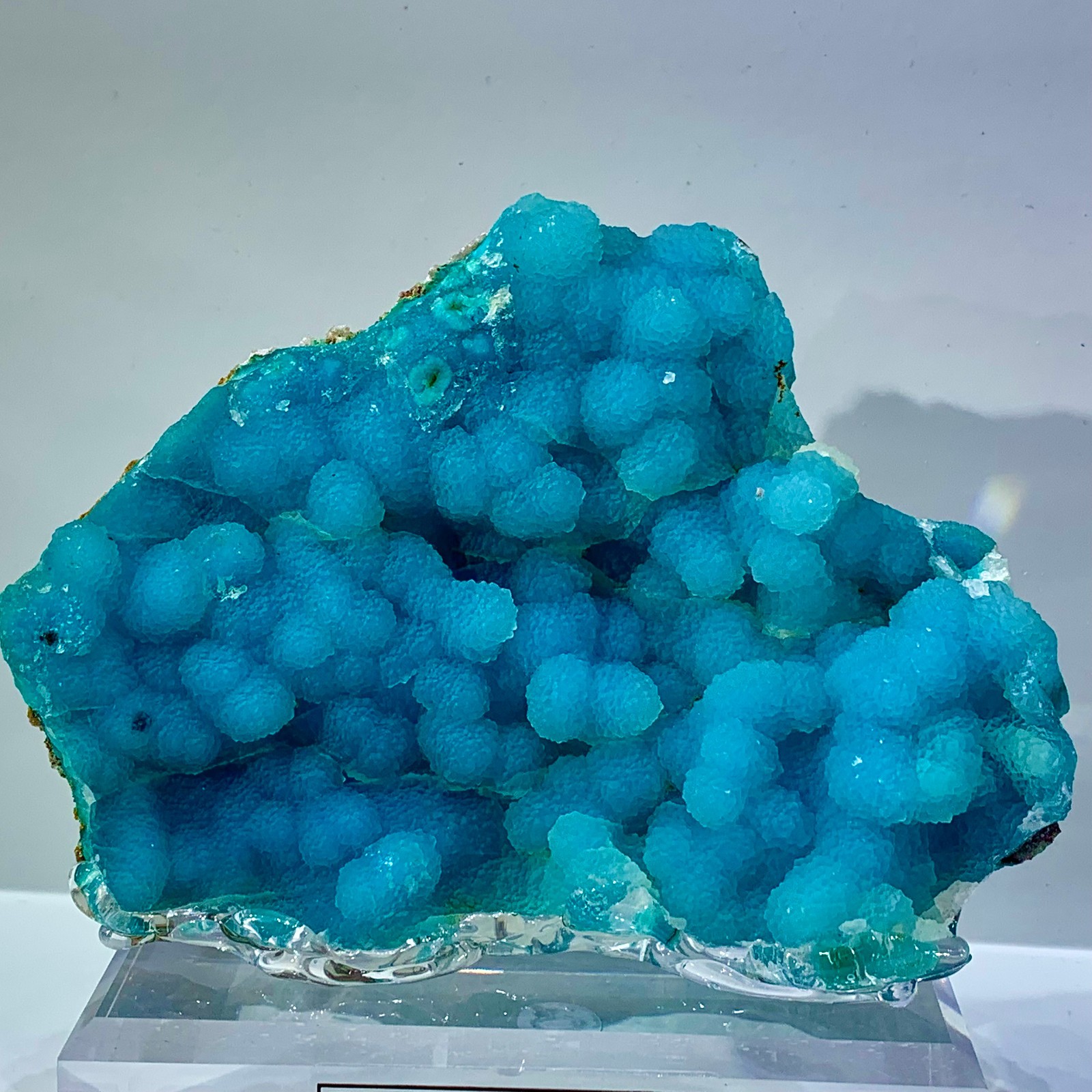 300g Natural spherical hemimorphite Gorgeous rough raw Crystal Mineral Specimen