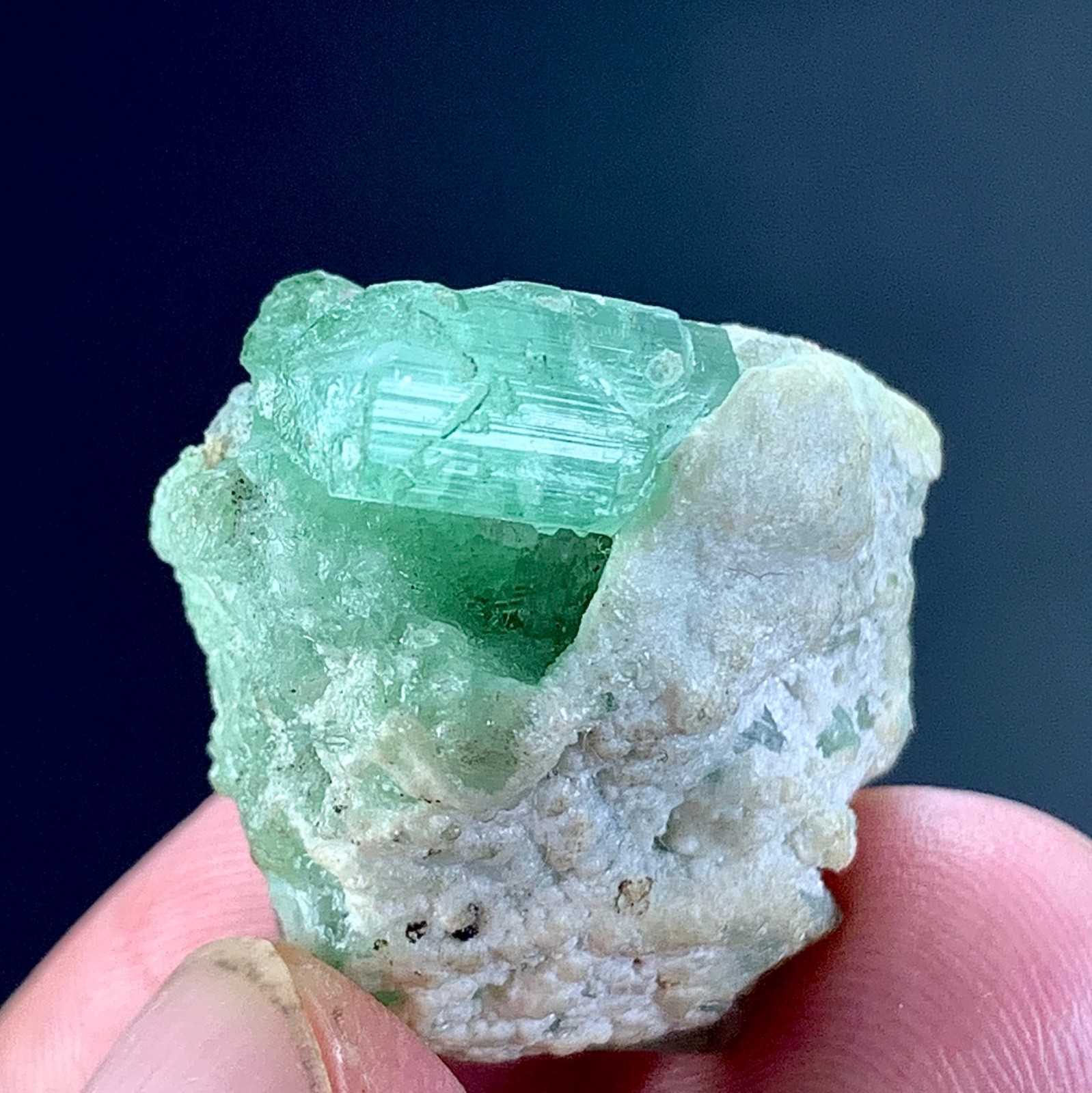 Tourmaline Crystal With Specimen From Afghanistan 60 Carat