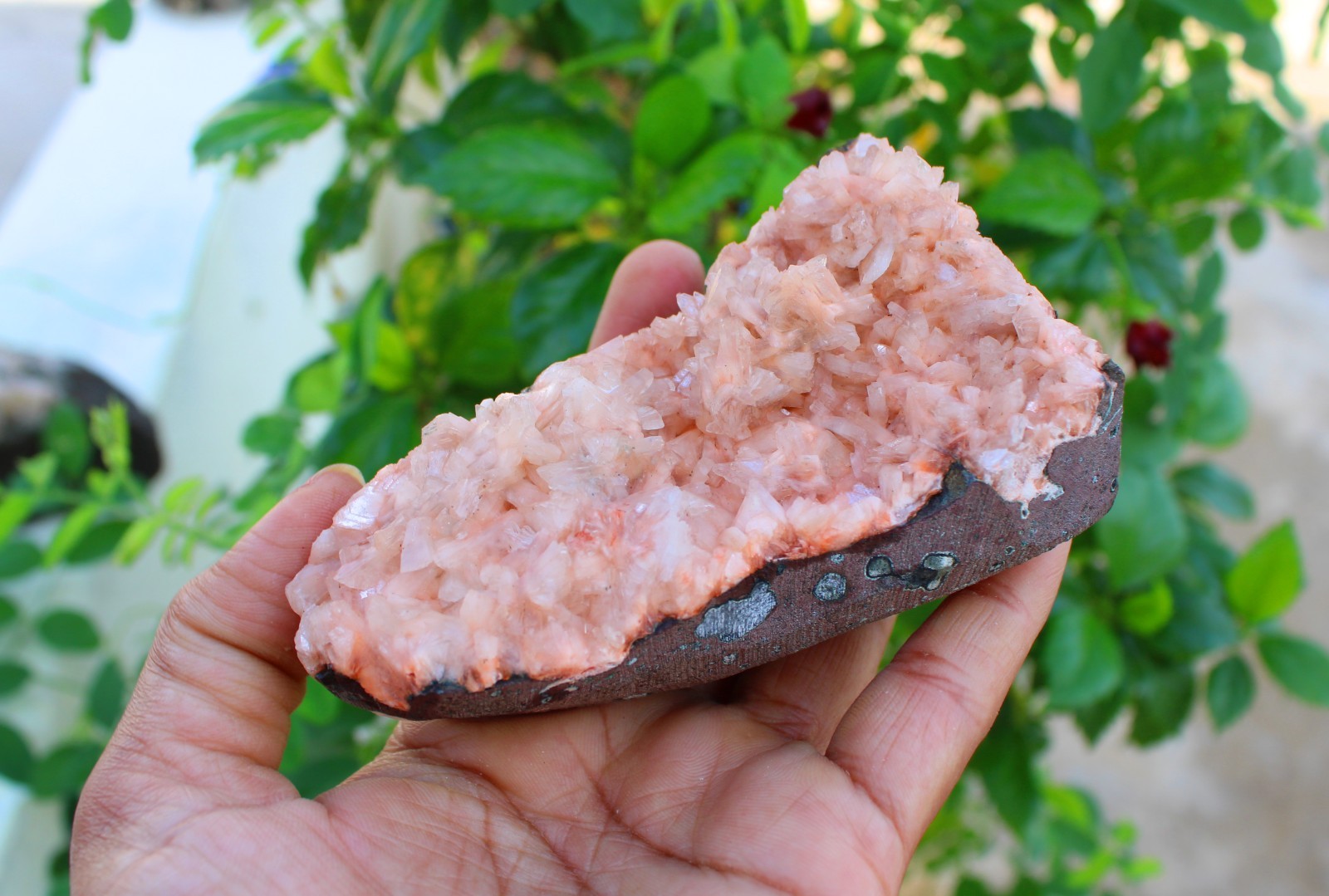 HEULANDITE FORMAT ON MATRIX MINERALS SPECIMEN